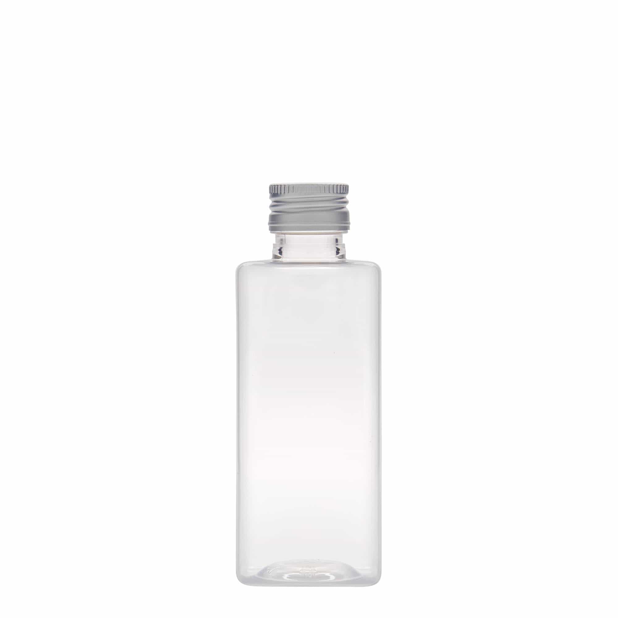 250 ml φιάλη PET 'Karl', τετράγωνη, πλαστικό, στόμιο: PP 28