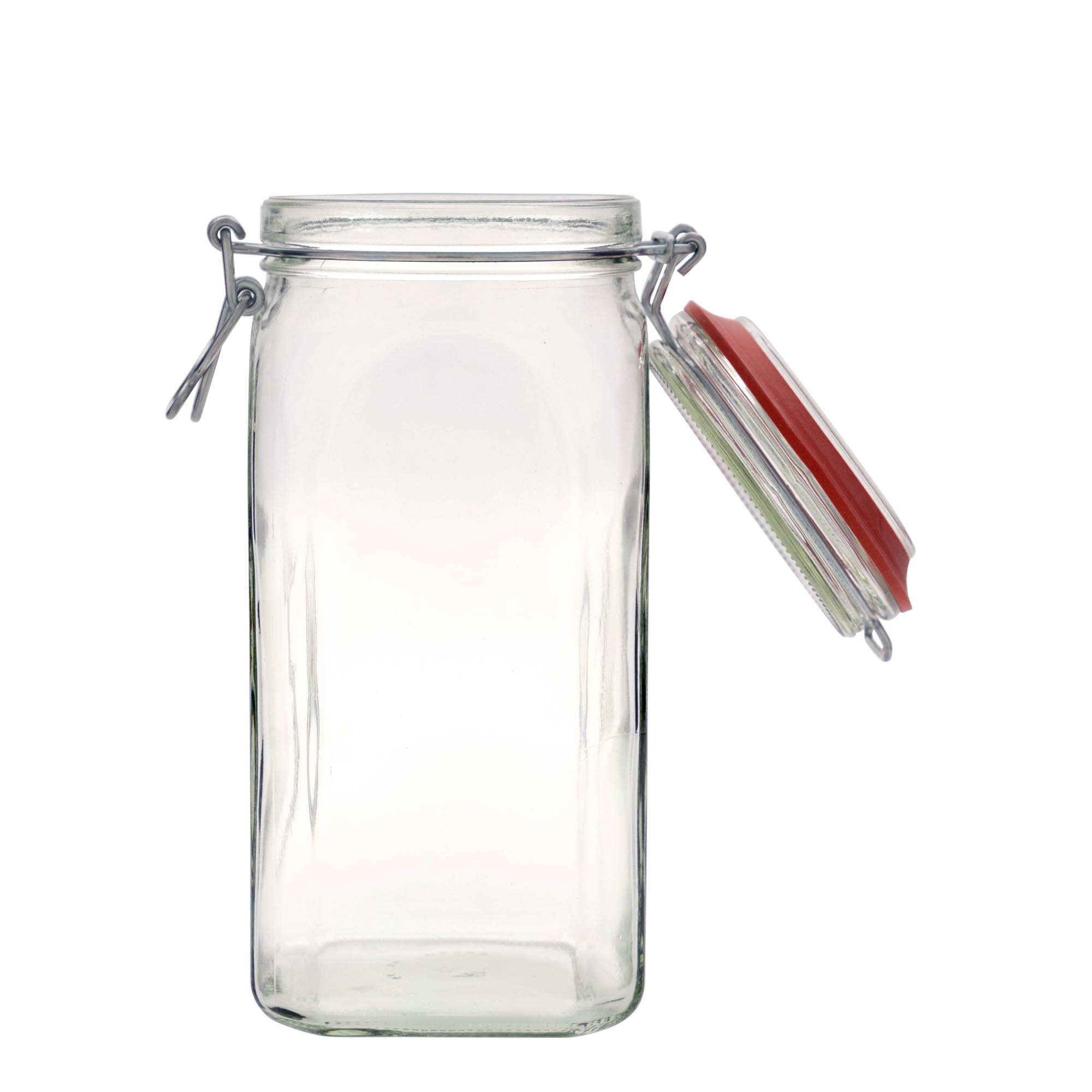 1.540 ml βάζο με σύρμα κλεισίματος #, τετράγωνο, στόμιο: κλείσιμο με σύρμα