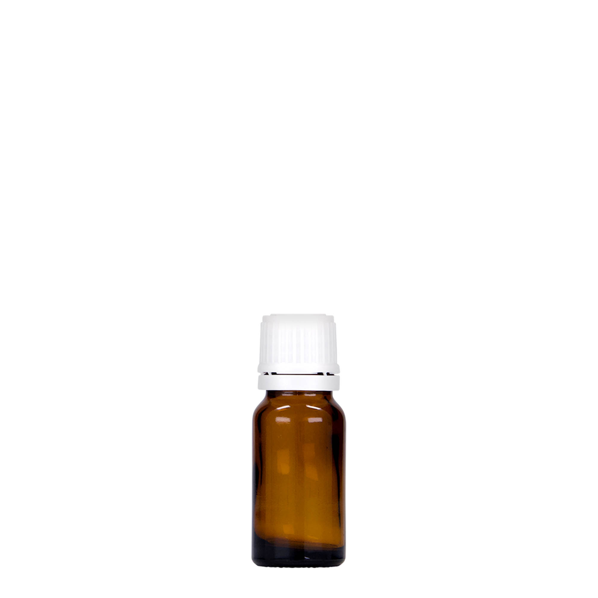 10 ml φιαλίδιο ιατρικής, γυαλί, καφέ, στόμιο: DIN 18