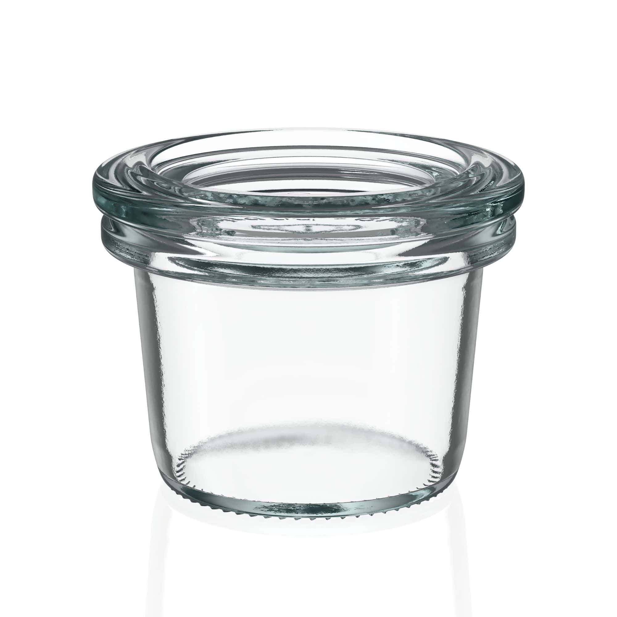 35 ml βάζο WECK με καπάκι, στόμιο: στρογγυλή άκρη