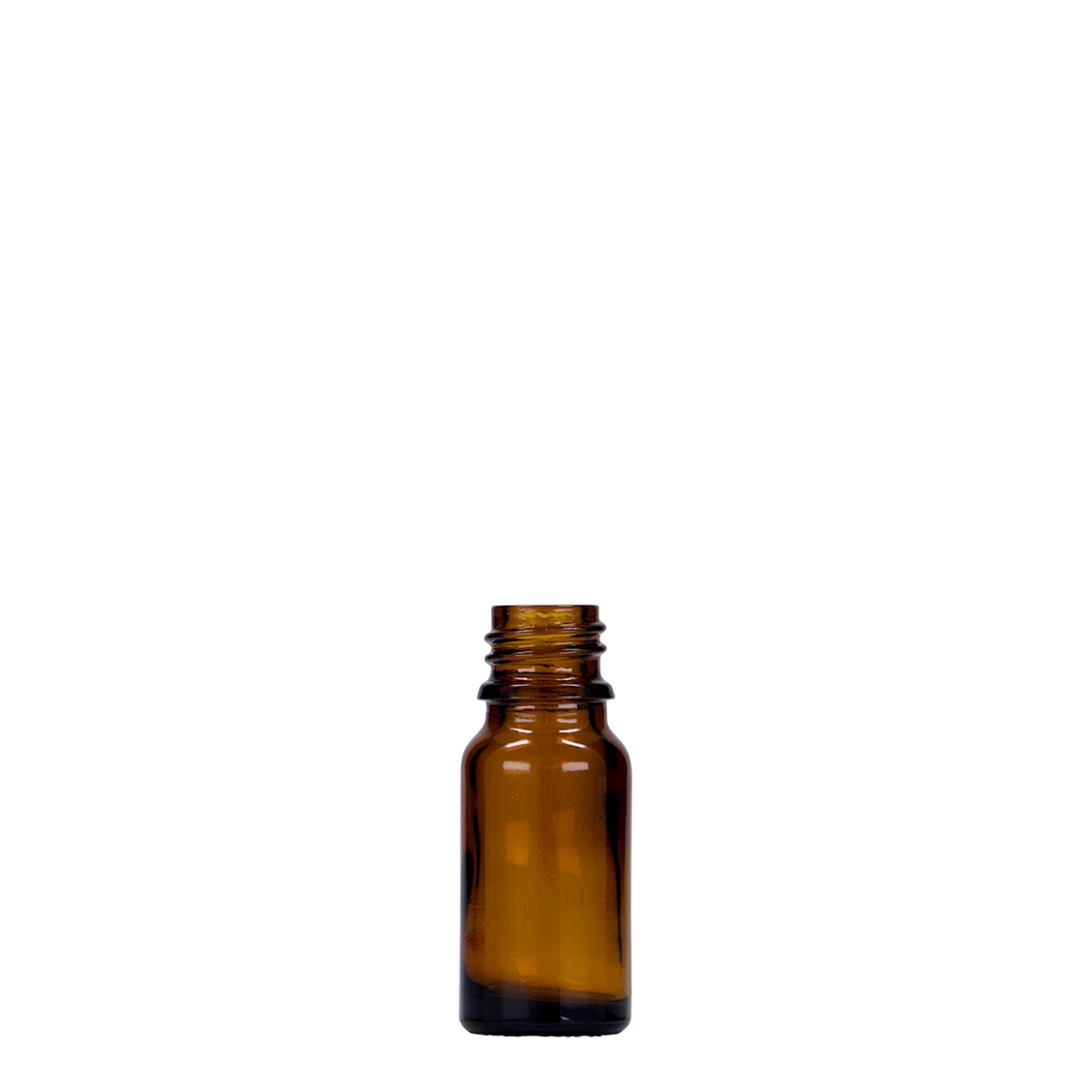 10 ml φιαλίδιο ιατρικής, γυαλί, καφέ, στόμιο: DIN 18