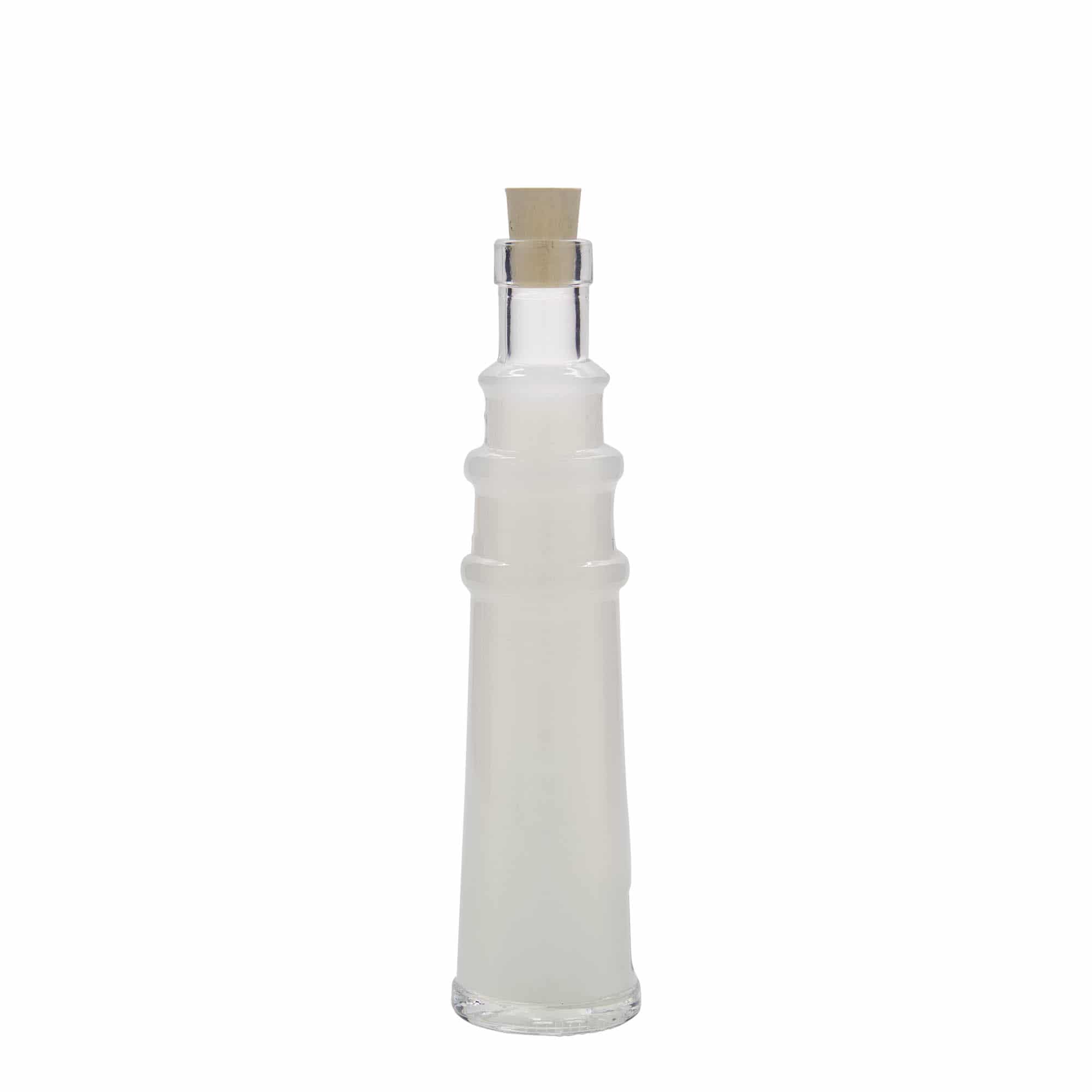 100 ml γυάλινο μπουκάλι 'Leuchtturm', στόμιο: φελλός