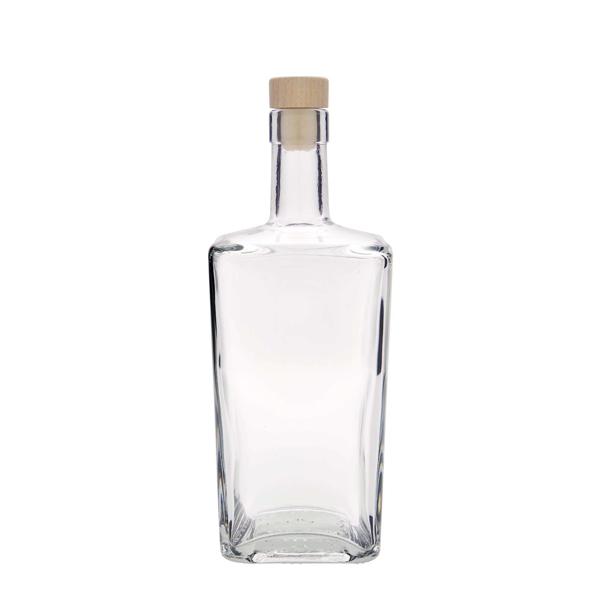 700 ml γυάλινο μπουκάλι 'Noel', τετράγωνο, στόμιο: φελλός
