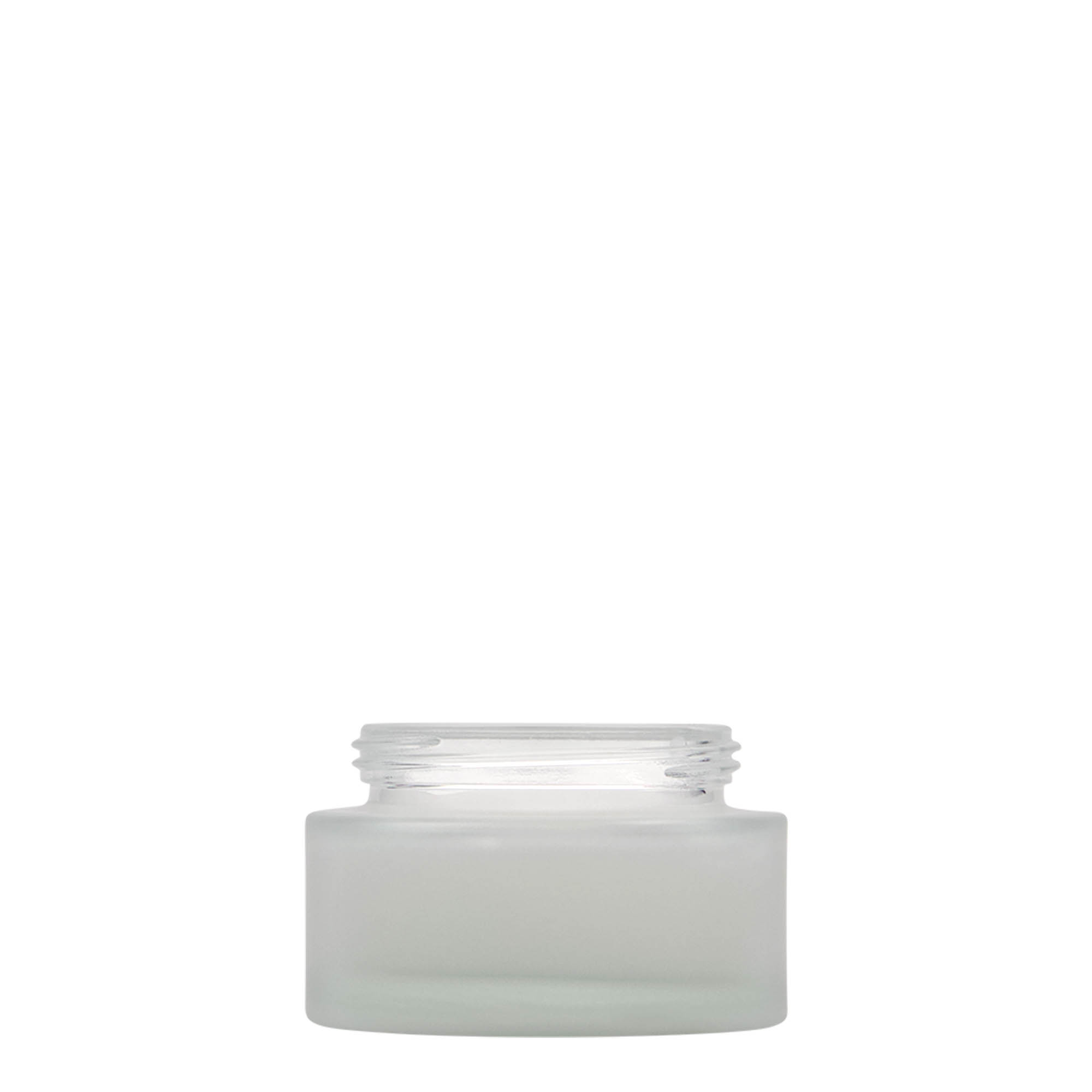 50 ml βαζάκι 'Έκδοση Πλατίνα', γυαλί, παγωμένο, στόμιο: βιδωτό καπάκι