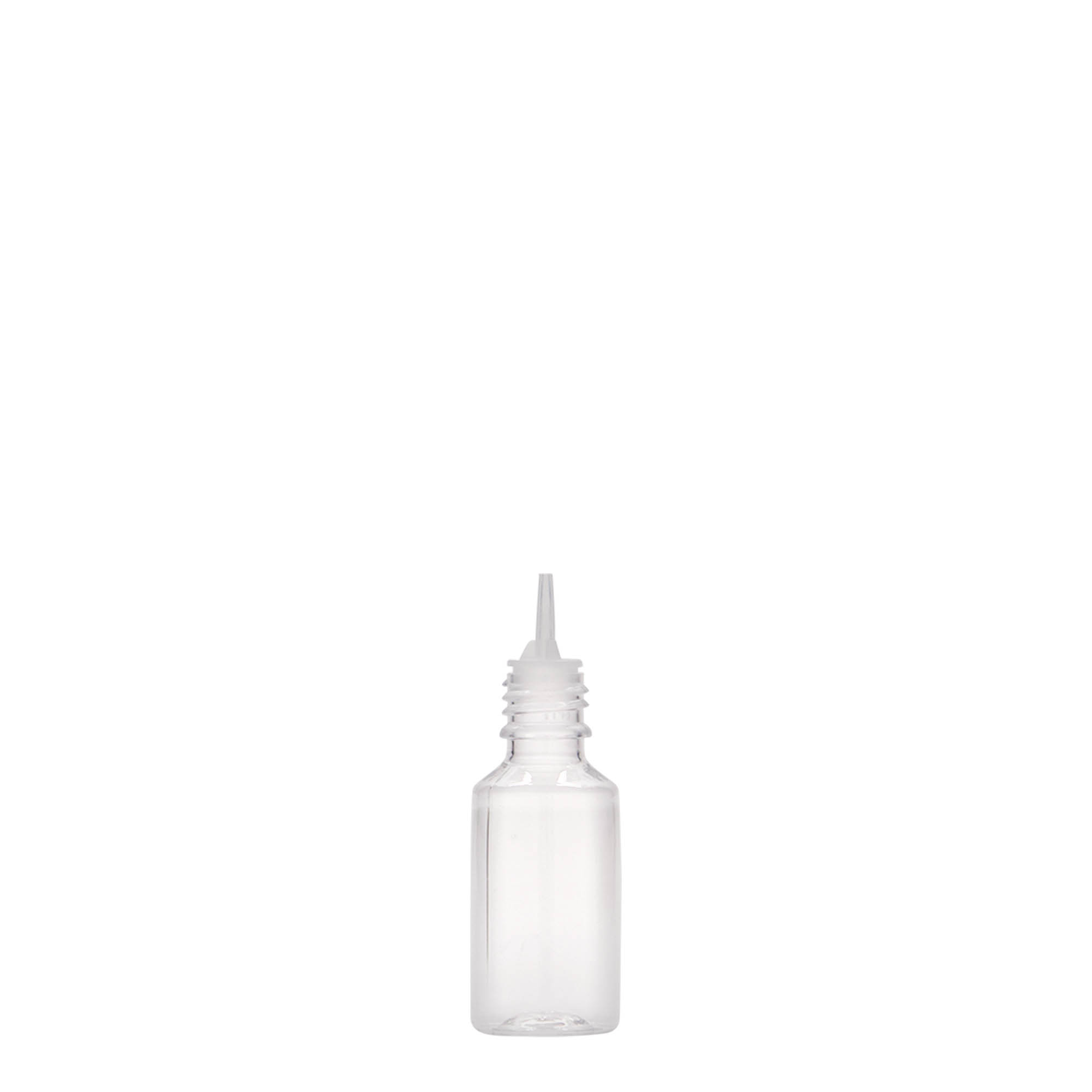 10 ml φιάλη PET 'E-Liquid' με ασφάλεια ποιότητας και παιδική ασφάλεια, πλαστικό, στόμιο: βιδωτό καπάκι