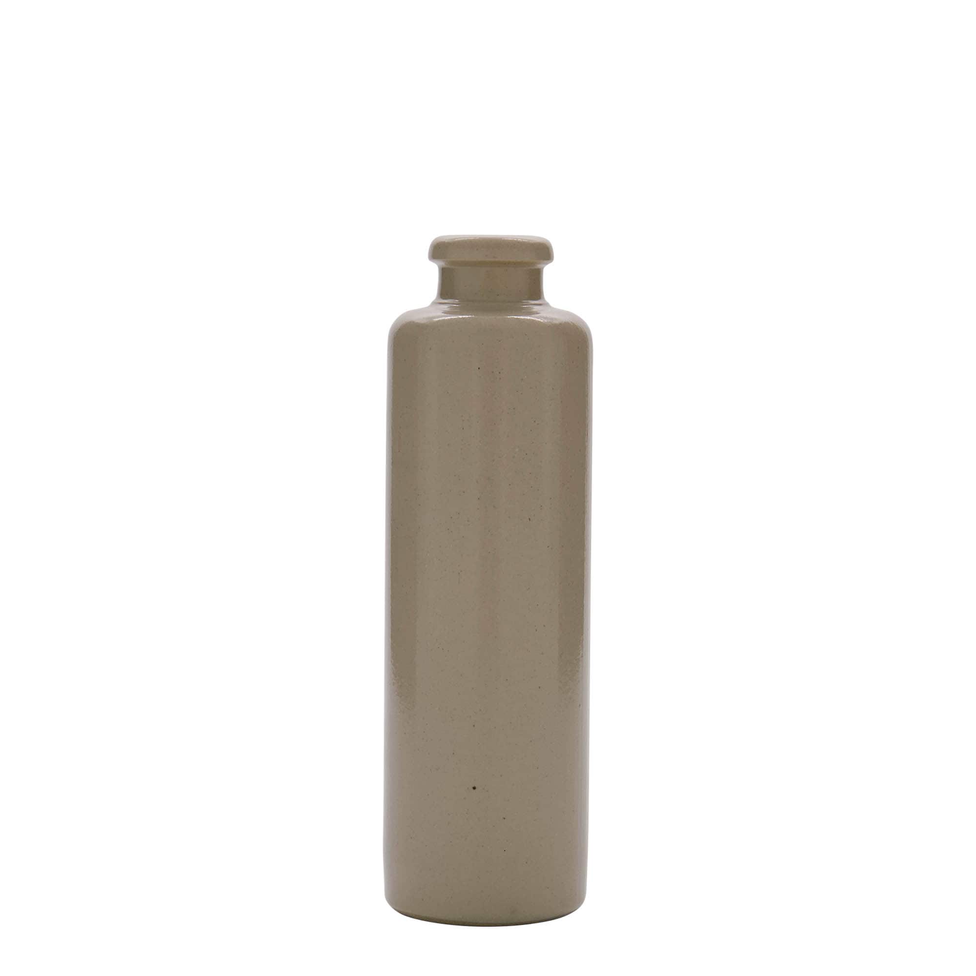 200 ml πιθάρι από πηλό, κεραμικό, μπεζ, στόμιο: φελλός