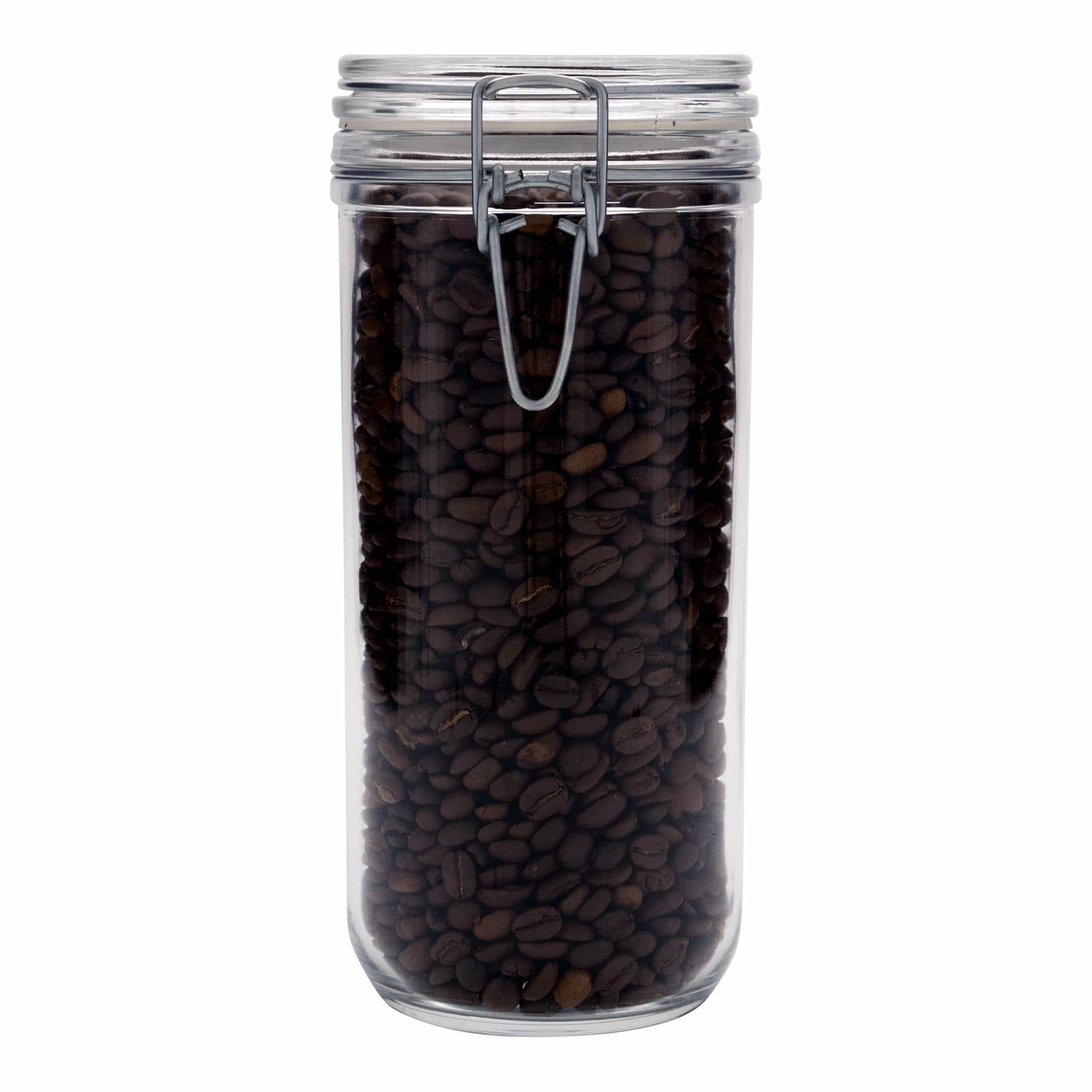 1.000 ml γυάλινο βάζο με μεταλλικό κλιπ 'Fido', στόμιο: κλείσιμο με μεταλλικό κλιπ