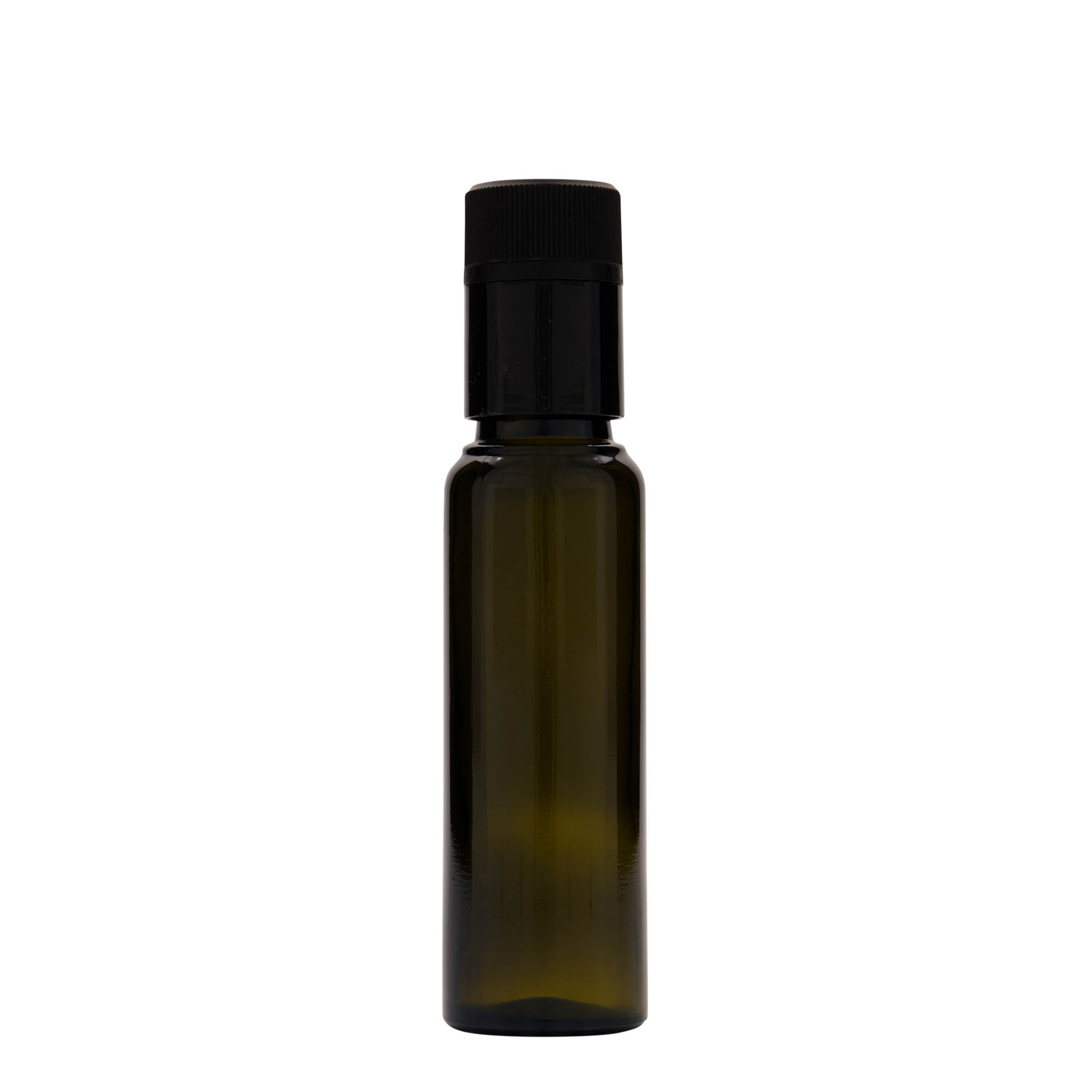 100 ml μπουκάλι ξυδιού/λάδιου 'Willy New', γυαλί, αντιπράσινο, στόμιο: DOP