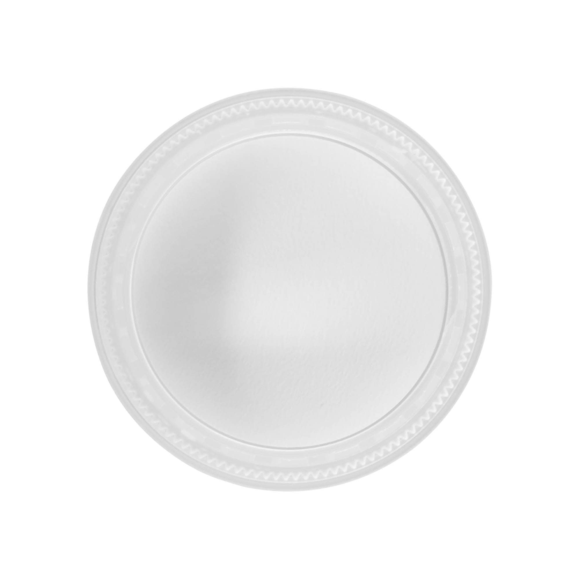 Βιδωτό πώμα 'Clear/Platin Edition', πλαστικό PP, λευκό, για στόμιο: 53/2P