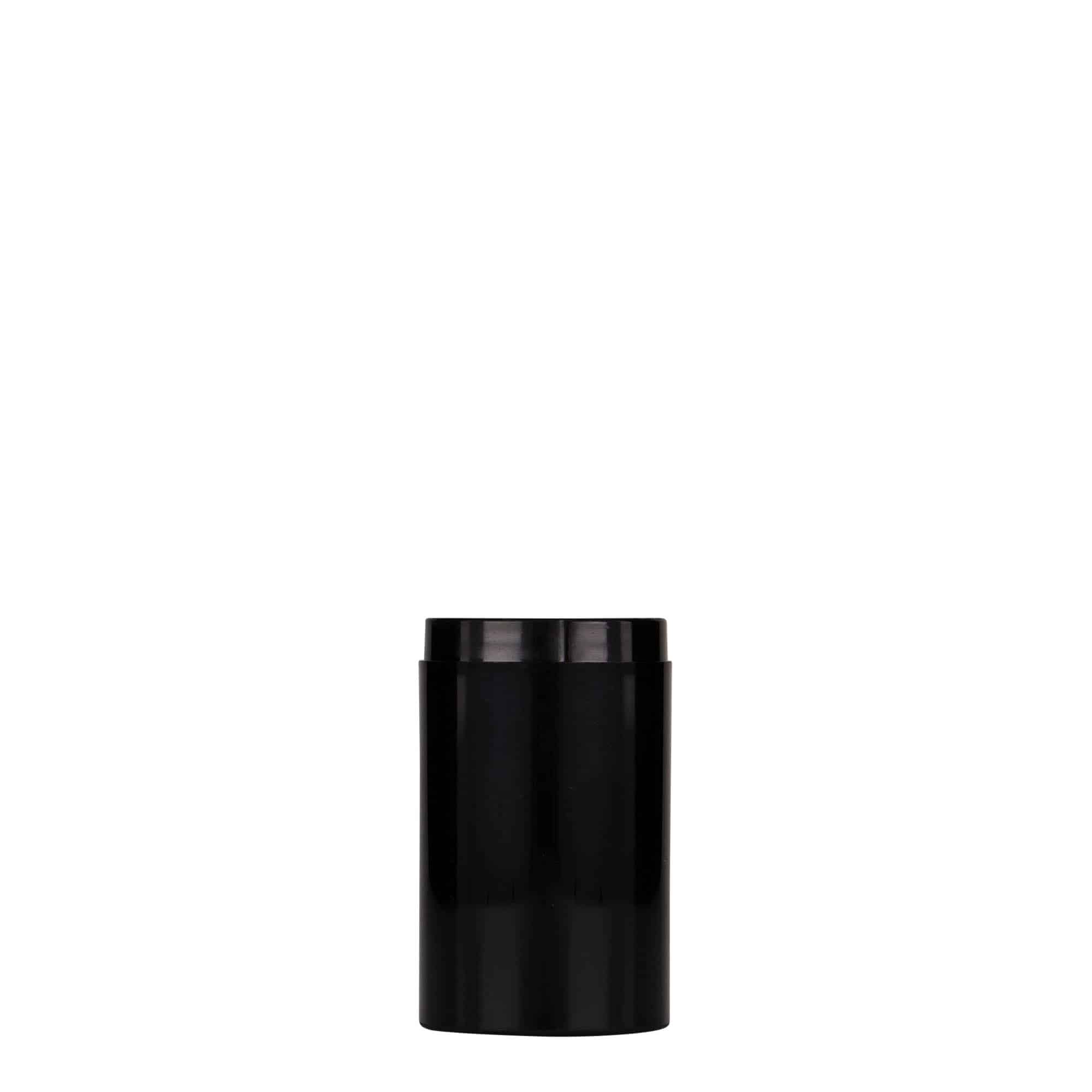 Airless Dispenser 'Mezzo' 30 ml, πλαστικό PP, μαύρο