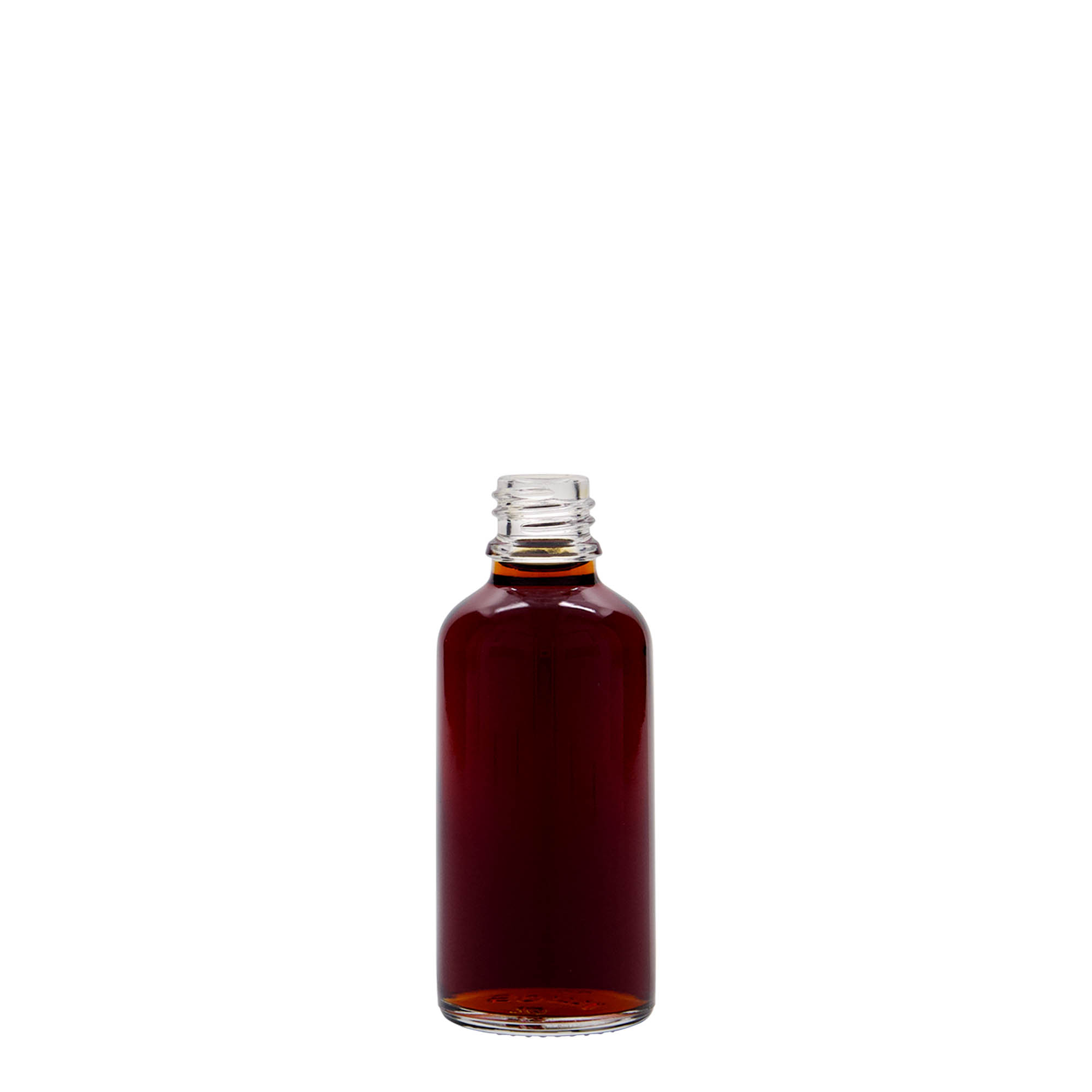 Μπουκάλι φαρμάκου 50 ml, γυάλινο, στόμιο: DIN 18