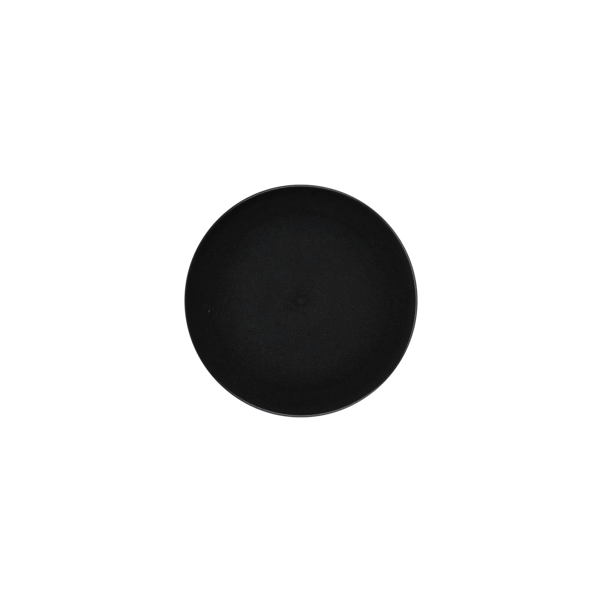 Βιδωτό καπάκι για 50 ml 'Antonella', πλαστικό PP, μαύρο