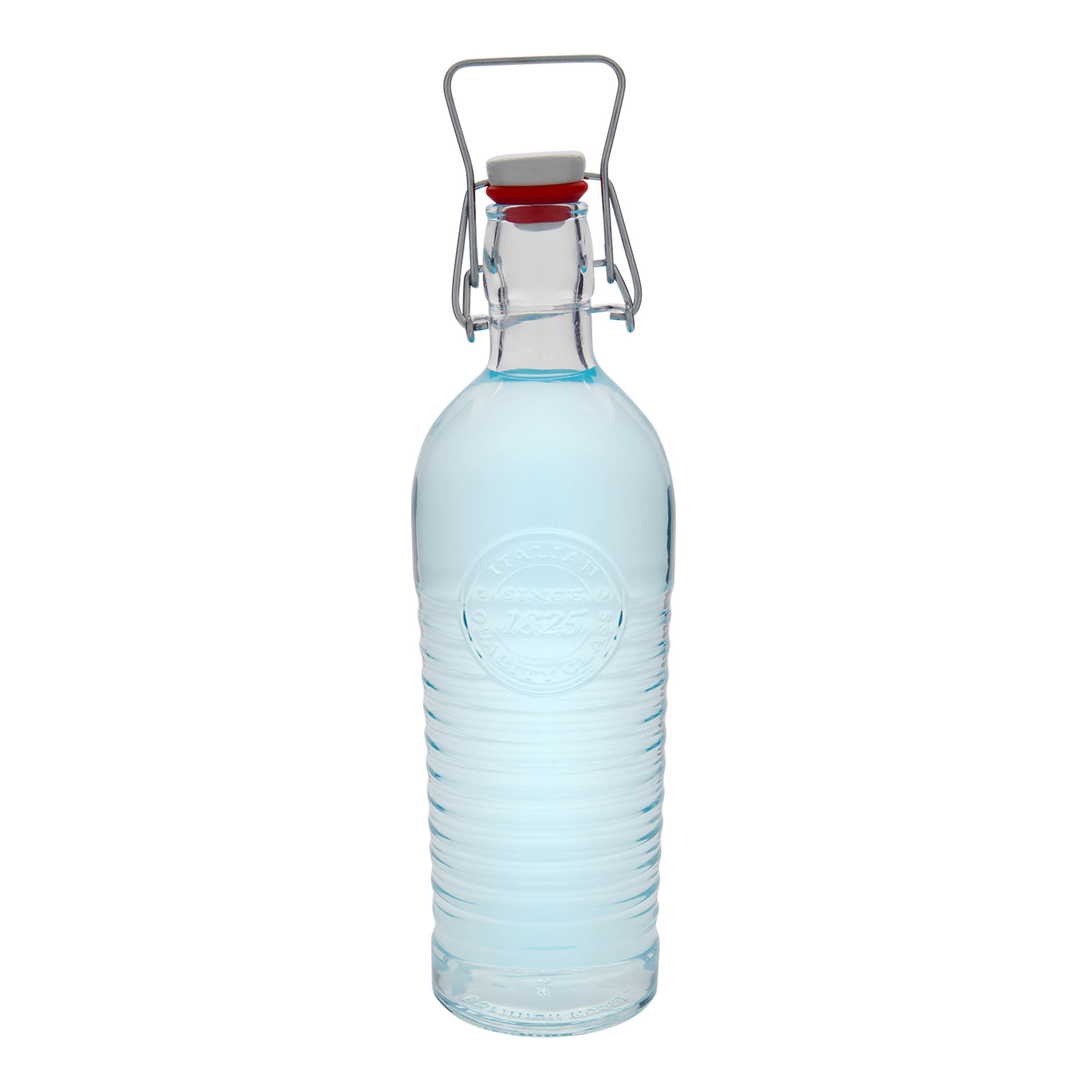 1.200 ml γυάλινο μπουκάλι 'Officina 1825', στόμιο: κλιπ κλεισίματος 1.200 ml γυάλινο μπουκάλι 'Officina 1825', στόμιο: κλιπ κλεισίματος