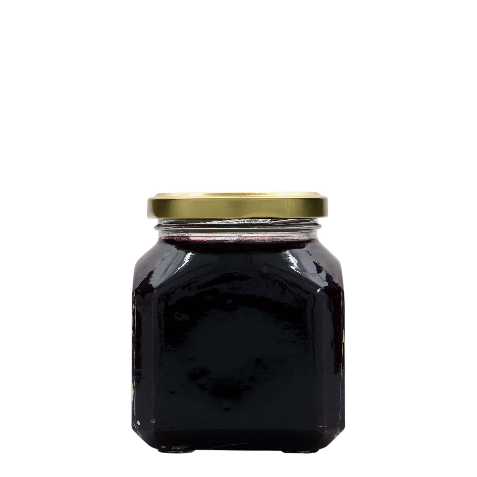 314 ml τετράγωνο γυαλί 'Μιλάνο', στόμιο: Twist-Off (TO 63)