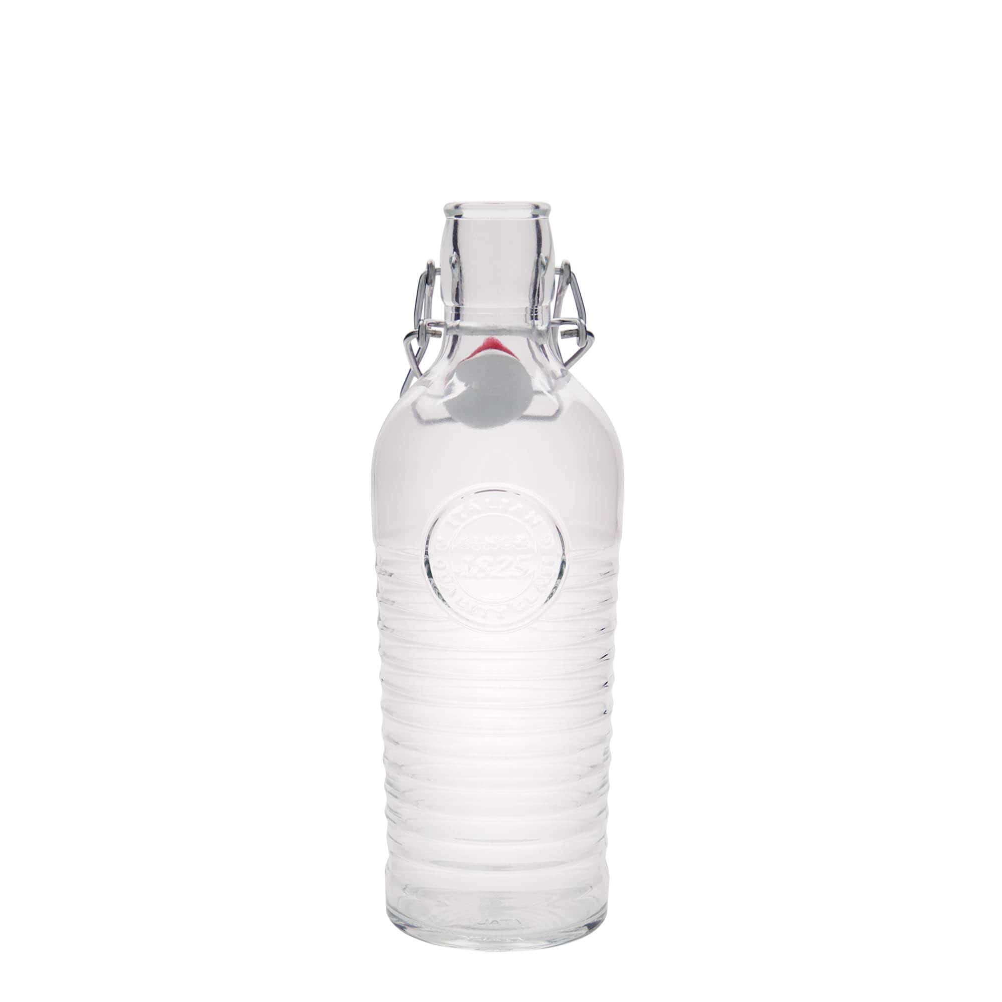 750 ml γυάλινο μπουκάλι 'Officina 1825', στόμιο: κλείσιμο με μανταλάκι