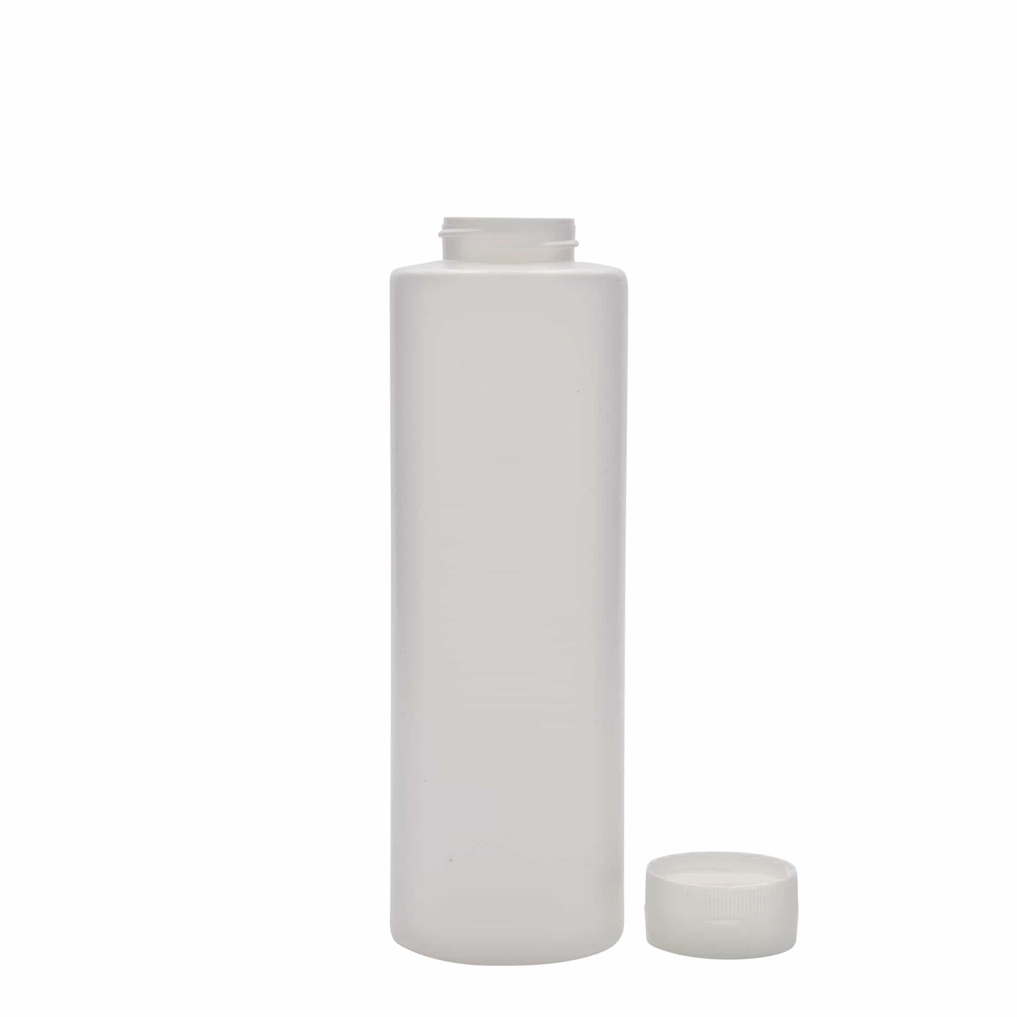Μπουκάλι για σως 500 ml, πλαστικό LDPE, λευκό, στόμιο: 38/400