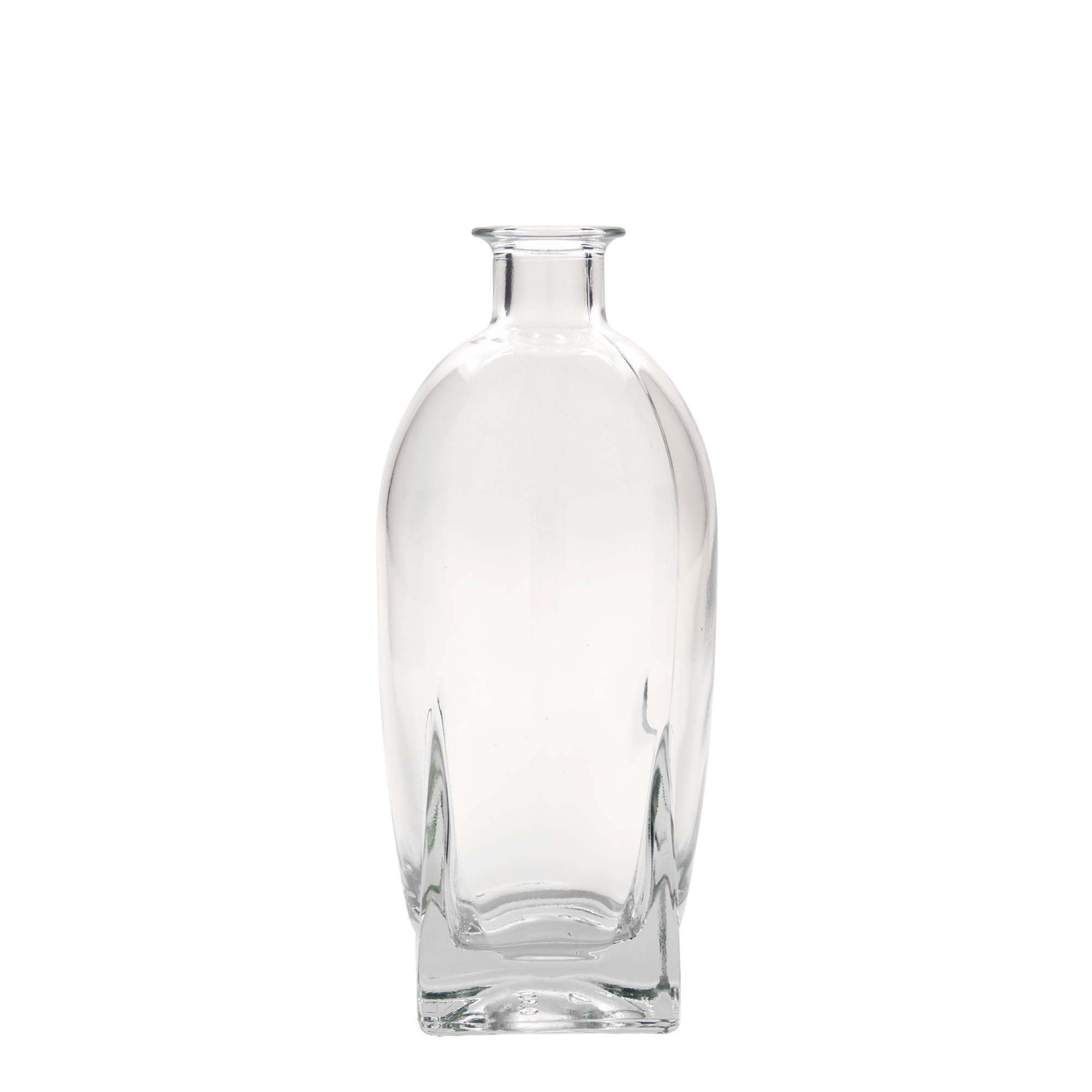 500 ml γυάλινο μπουκάλι 'Zino', τετράγωνο, στόμιο: φελλός