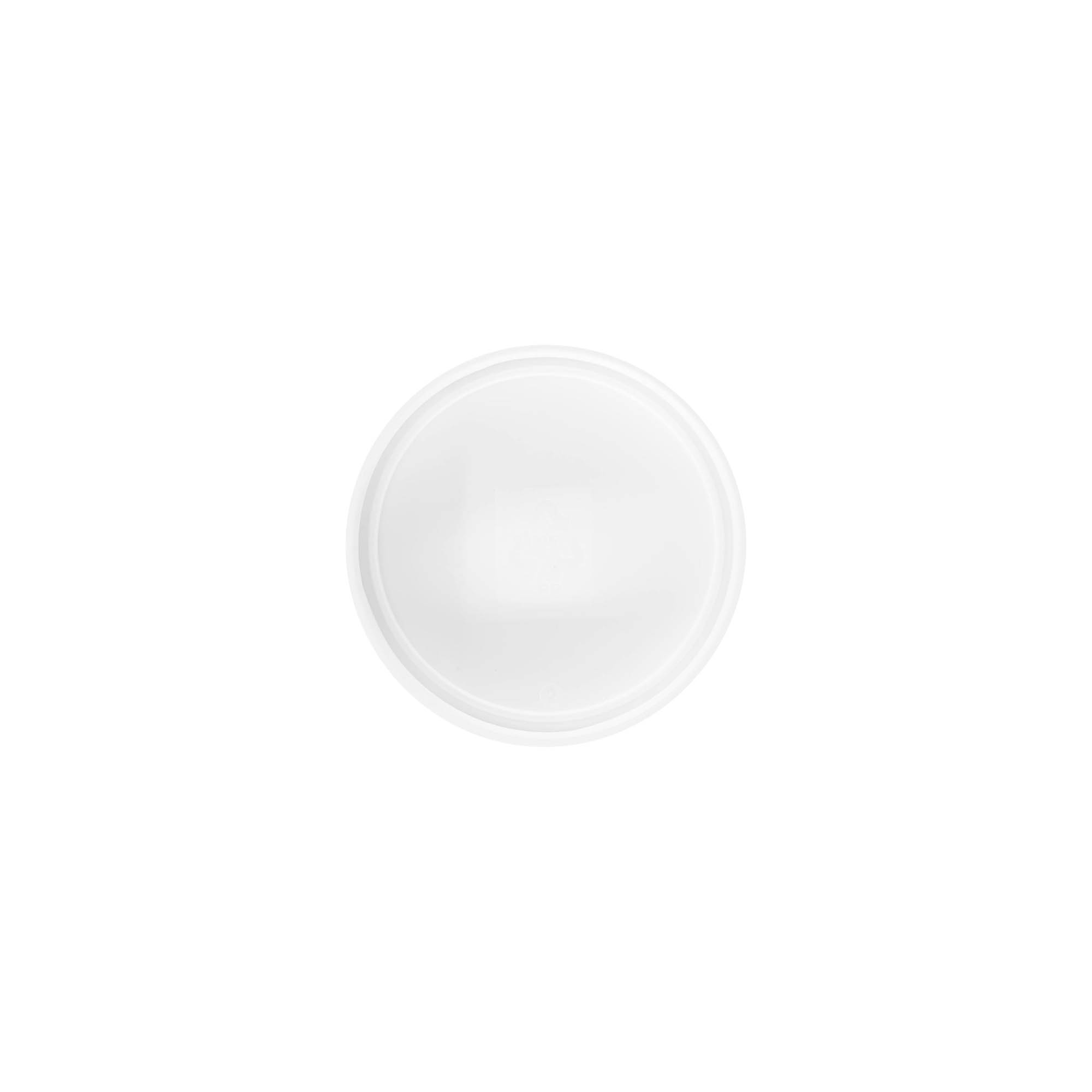 Βιδωτό καπάκι 'White Line' 60ml, πλαστικό PP, λευκό