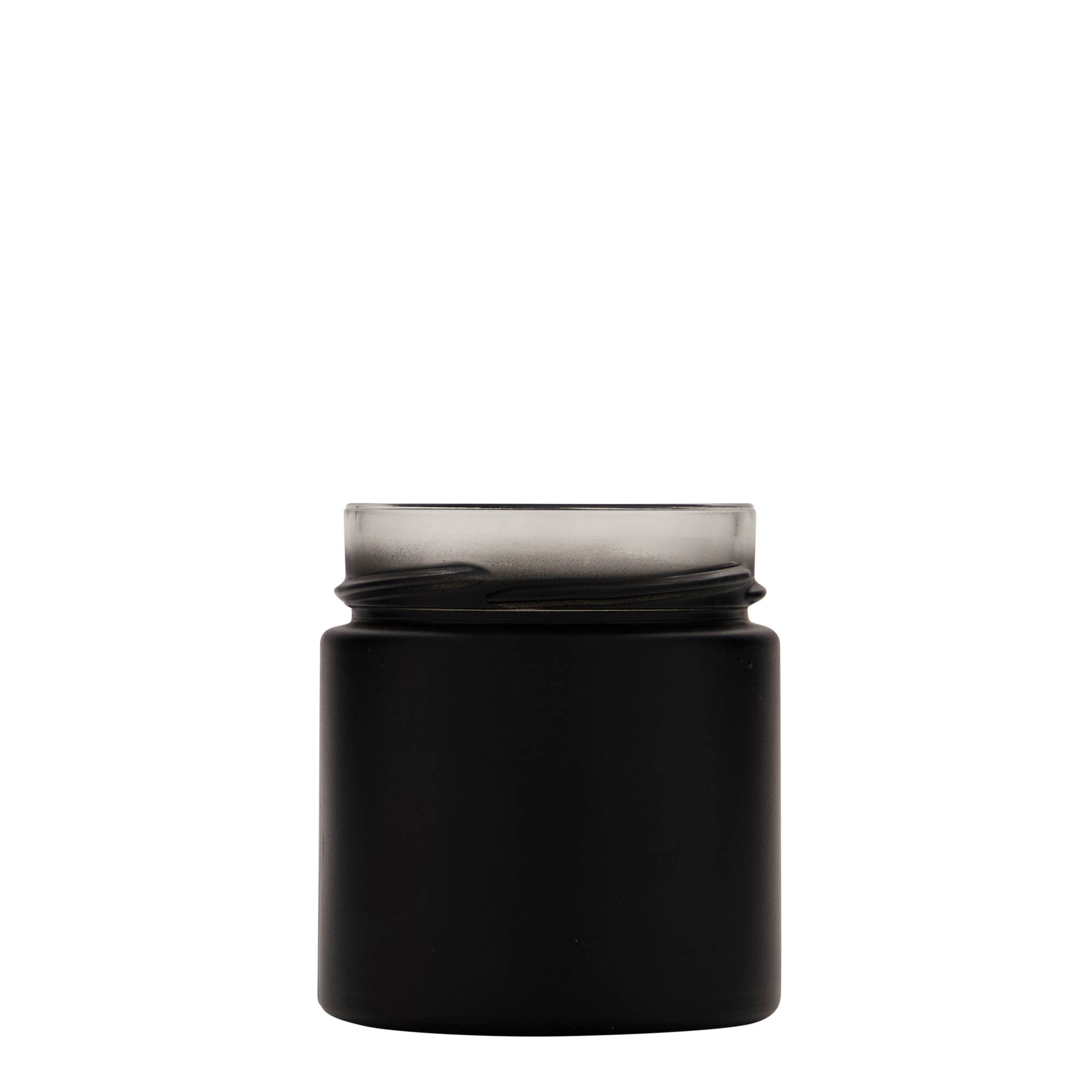 220 ml στρογγυλό γυαλί 'Aurora', μαύρο, στόμιο: Deep-Twist-Off (DTO 66) 220 ml στρογγυλό γυαλί 'Aurora', μαύρο, στόμιο: Deep-Twist-Off (DTO 66)