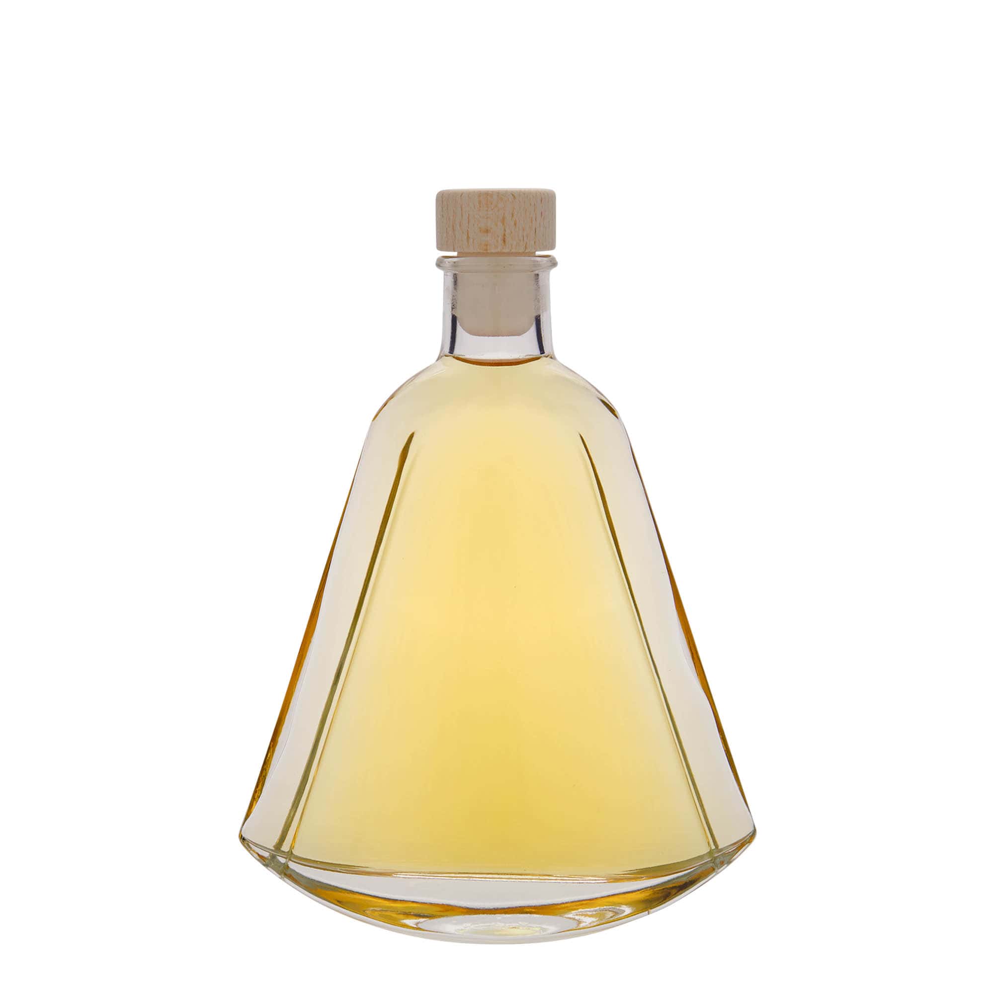 Γυάλινο μπουκάλι 'Maurizio' 200 ml, οβάλ, στόμιο: φελλός
