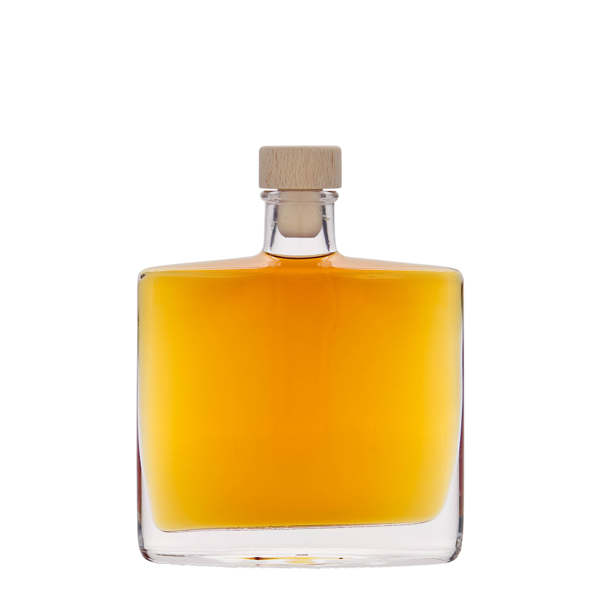 200 ml γυάλινο μπουκάλι 'Zorbas', οβάλ, στόμιο: φελλός