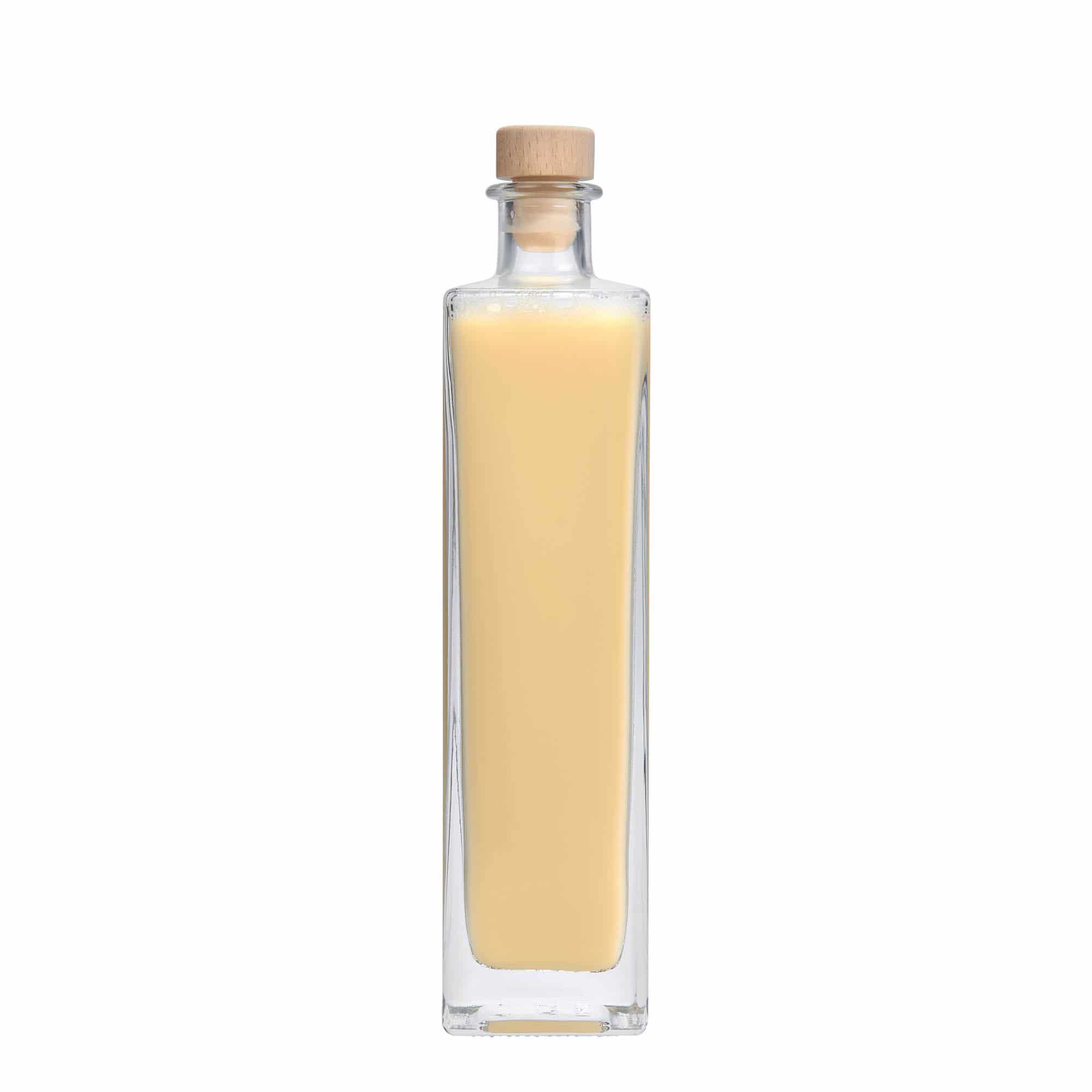 Γυάλινο μπουκάλι 'Rafaello' 500 ml, τετράγωνο, στόμιο: φελλός