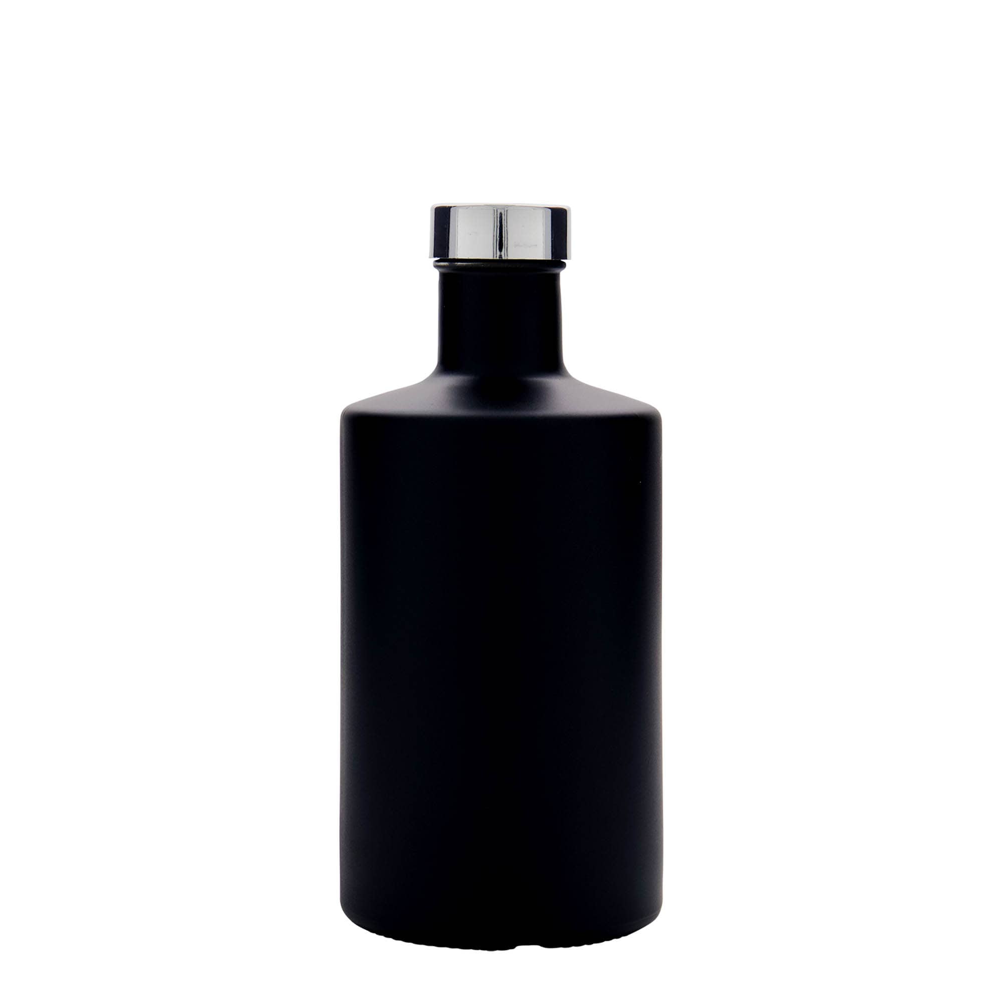 500 ml γυάλινο μπουκάλι 'Caroline', μαύρο, στόμιο: GPI 33