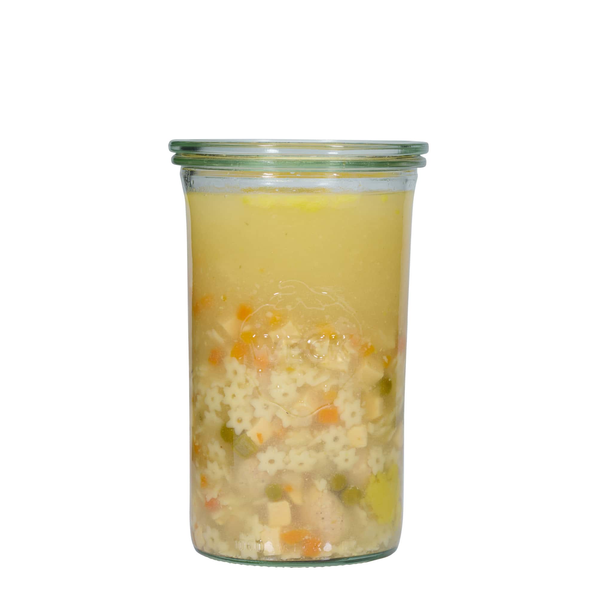 1.000 ml βάζο WECK με καπάκι τύπου Sturz, στόμιο: στρογγυλή άκρη