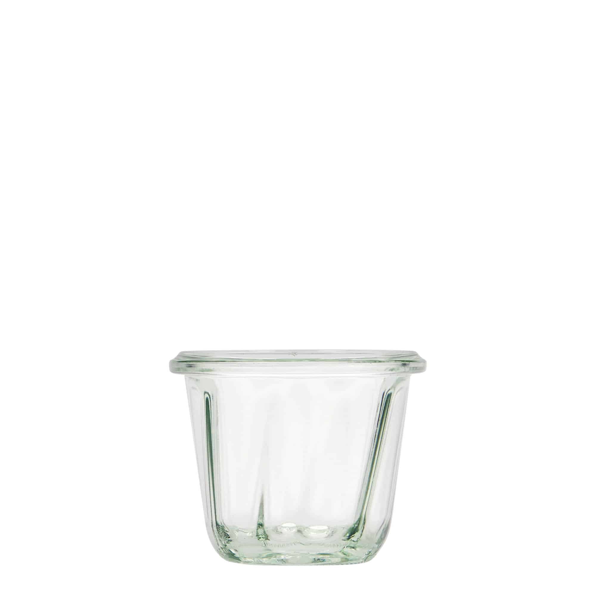 Βάζο σε σχήμα φόρμας για κέικ WECK 80 ml, στόμιο: στρογγυλεμένο χείλος Βάζο σε σχήμα φόρμας για κέικ WECK 80 ml, στόμιο: στρογγυλεμένο χείλος