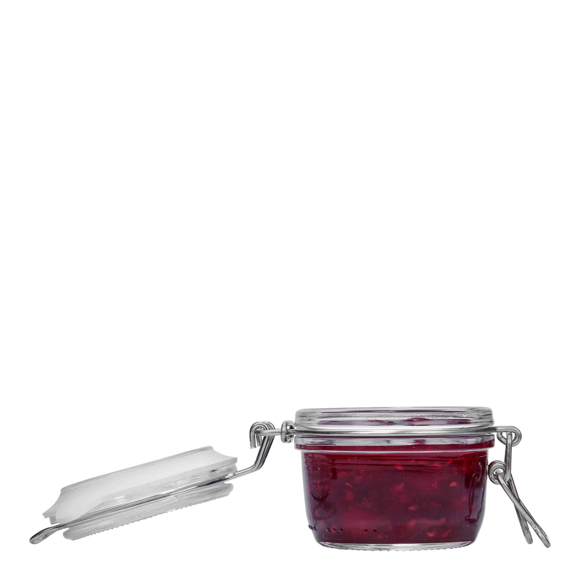 125 ml γυάλινο βάζο με σύρμα κλεισίματος 'Fido', στόμιο: κλείσιμο με σύρμα 125 ml γυάλινο βάζο με σύρμα κλεισίματος 'Fido', στόμιο: κλείσιμο με σύρμα