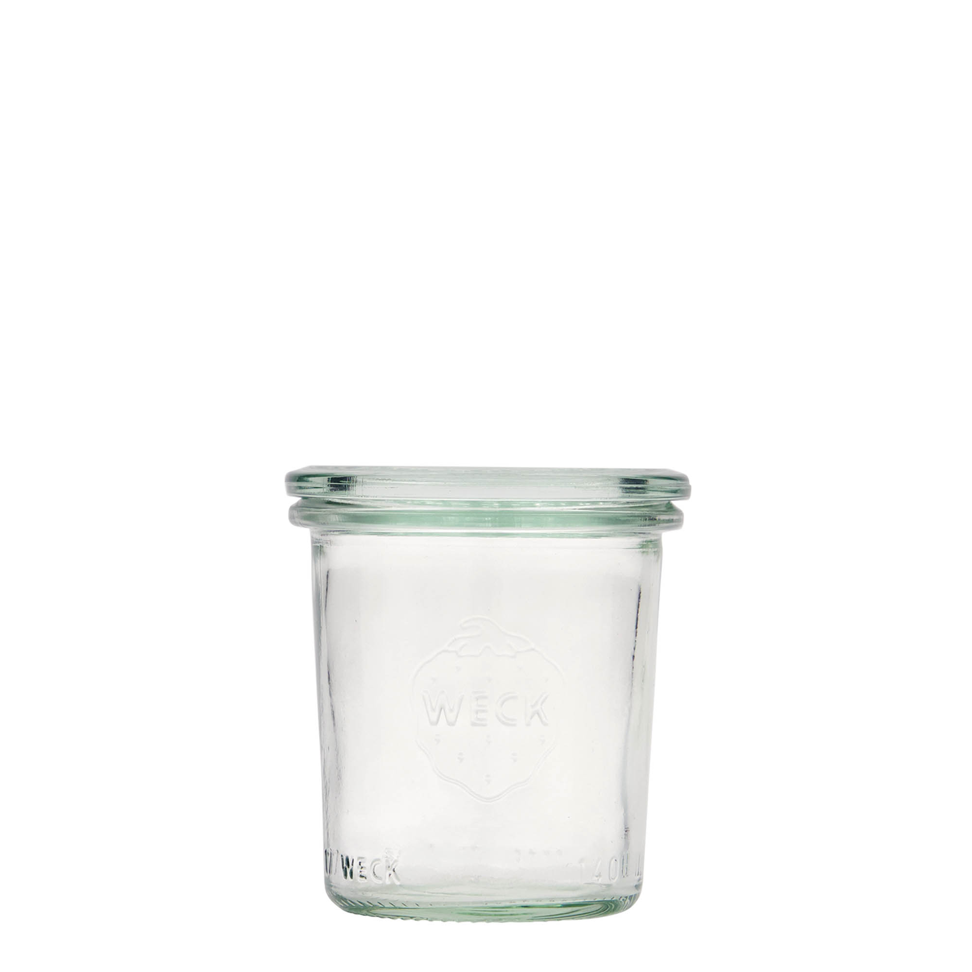 140 ml βάζο WECK με καμπάνα, στόμιο: στρογγυλή άκρη