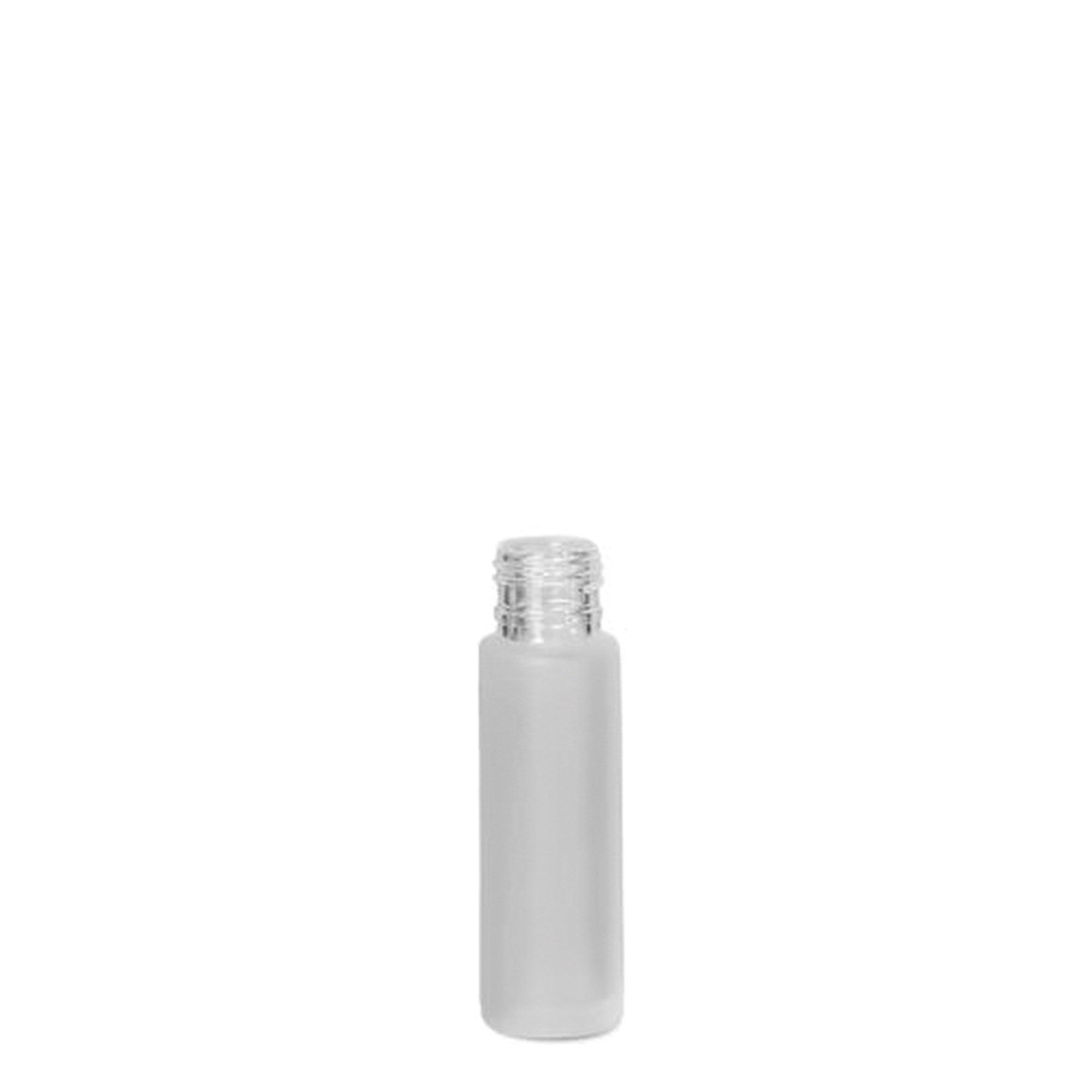 10 ml φιαλίδιο Roll-On, γυαλί, παγωμένο, στόμιο: βιδωτό κλείσιμο