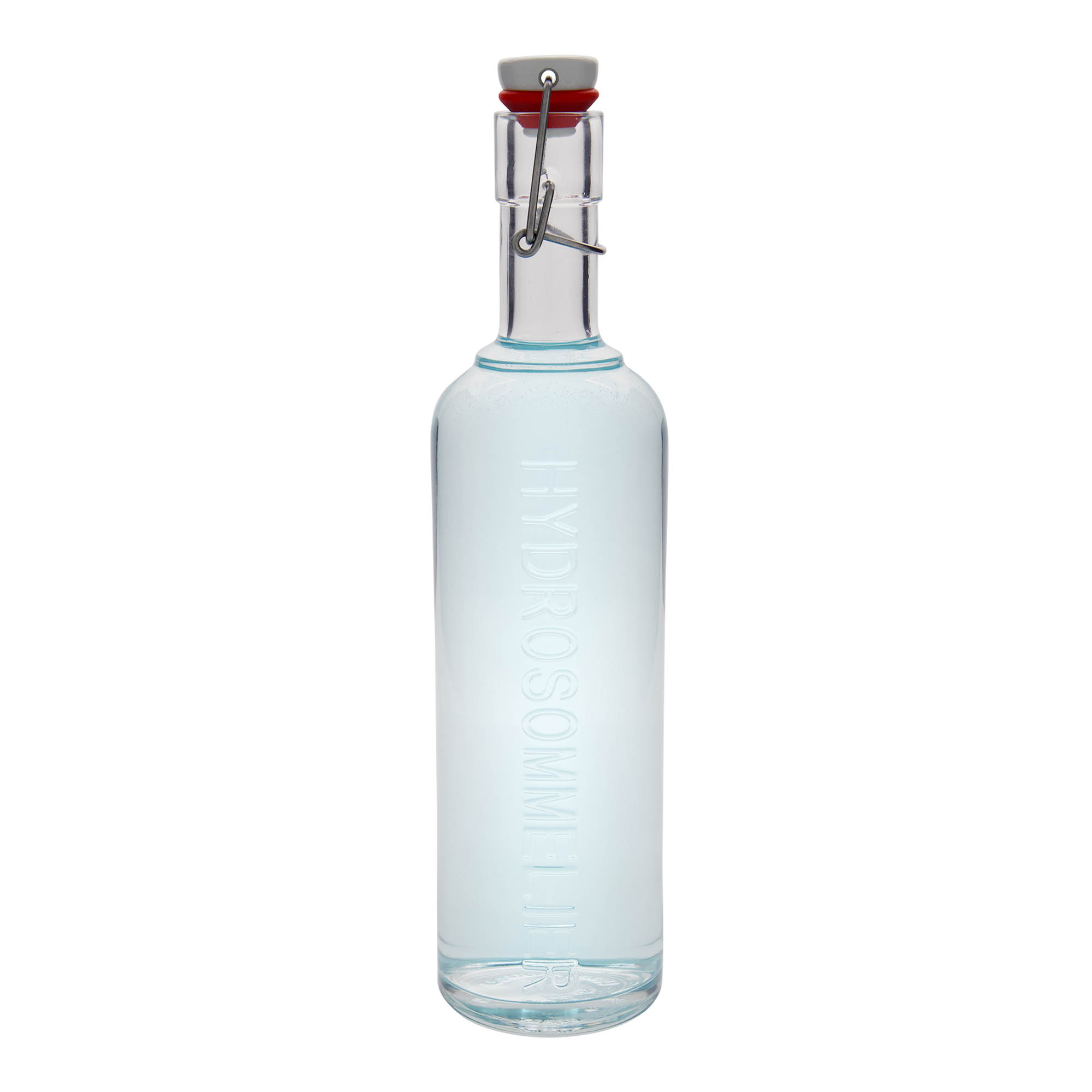 1.000 ml γυάλινο μπουκάλι 'Optima Hydrosommelier', στόμιο: κλείσιμο με μεταλλικό κλιπ