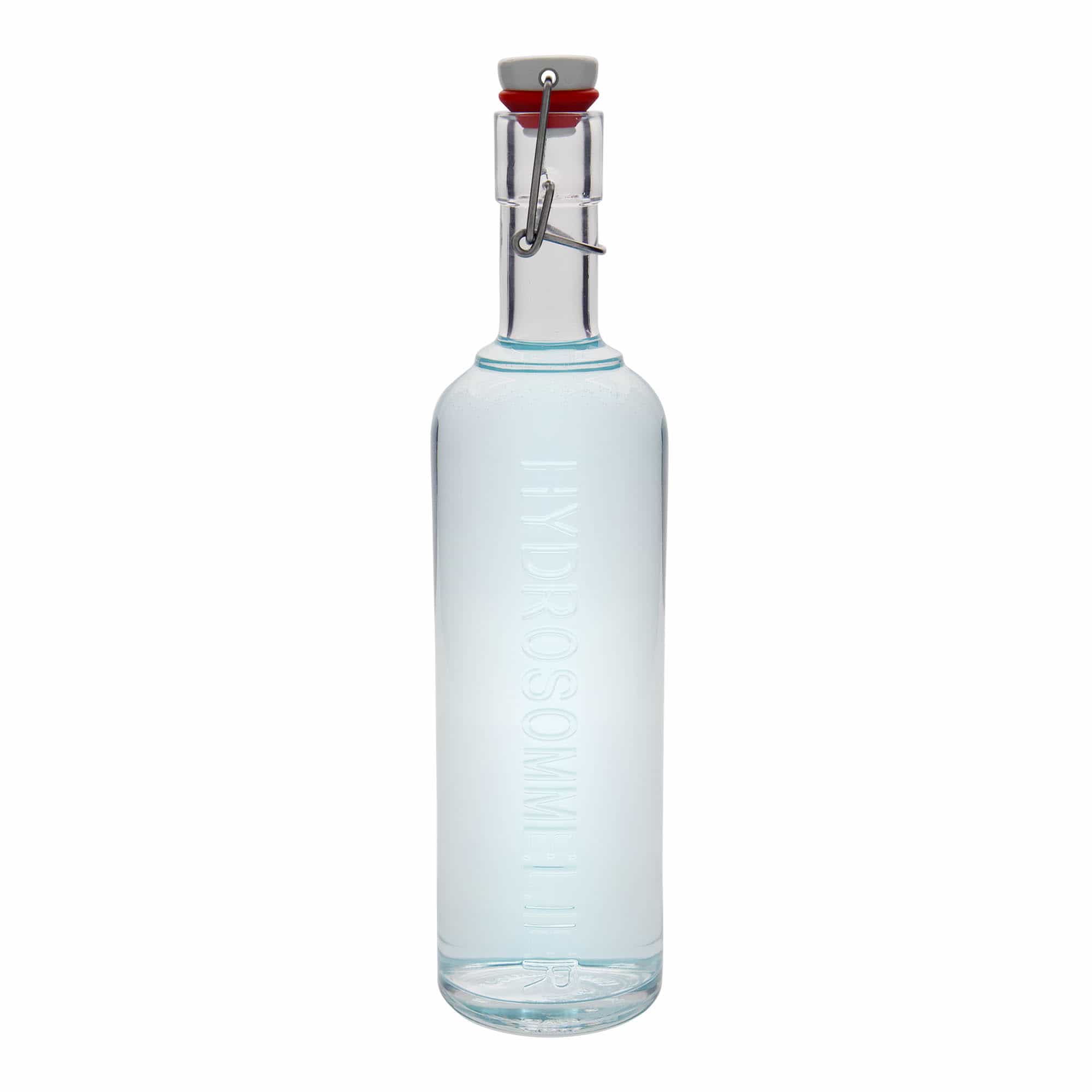 1.000 ml γυάλινο μπουκάλι 'Optima Hydrosommelier', στόμιο: κλείσιμο με μεταλλικό κλιπ 1.000 ml γυάλινο μπουκάλι 'Optima Hydrosommelier', στόμιο: κλείσιμο με μεταλλικό κλιπ