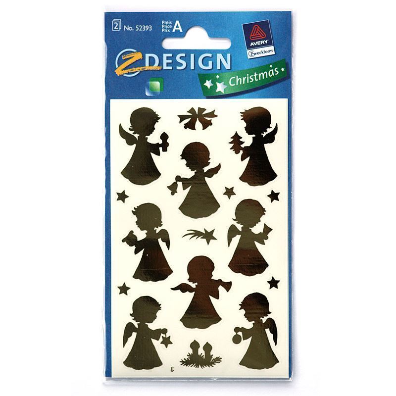 Zweckform Αυτοκόλλητα 'Άγγελος', χαρτί, χρυσό