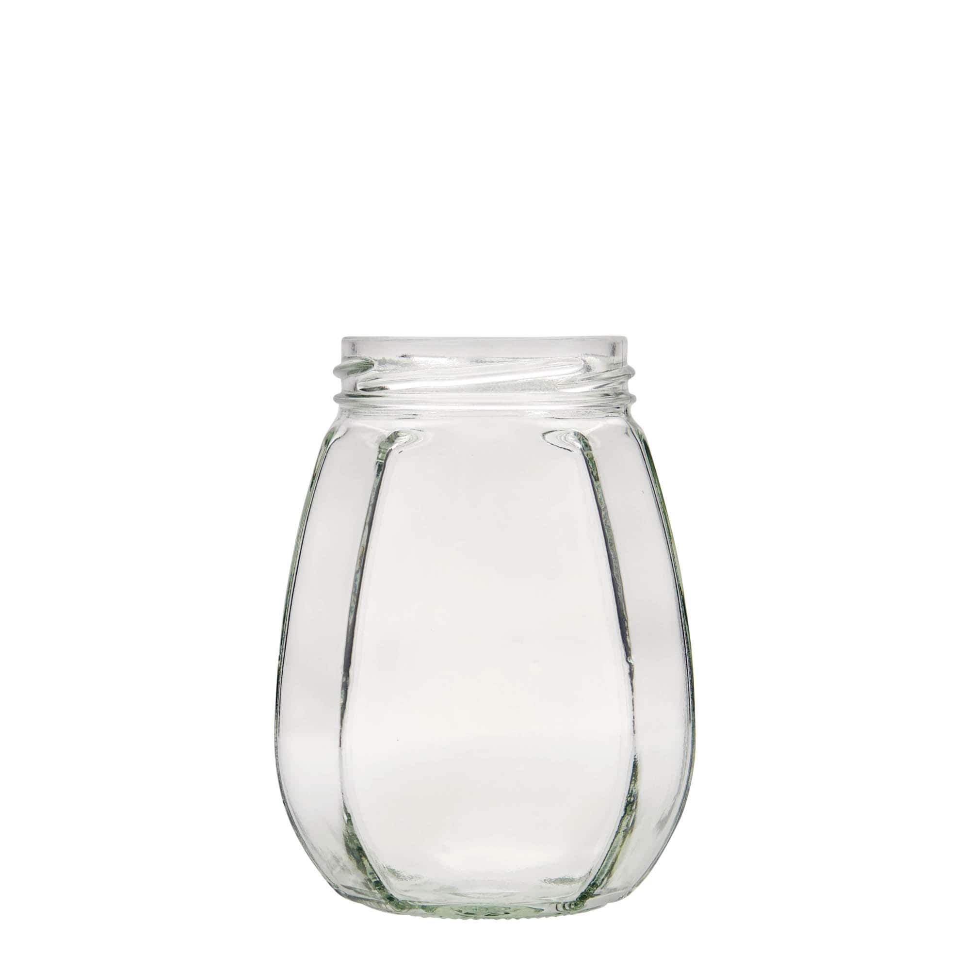Διακοσμητικό βάζο 385 ml, εξάγωνο, στόμιο: twist-off (TO 63) Διακοσμητικό βάζο 385 ml, εξάγωνο, στόμιο: twist-off (TO 63)