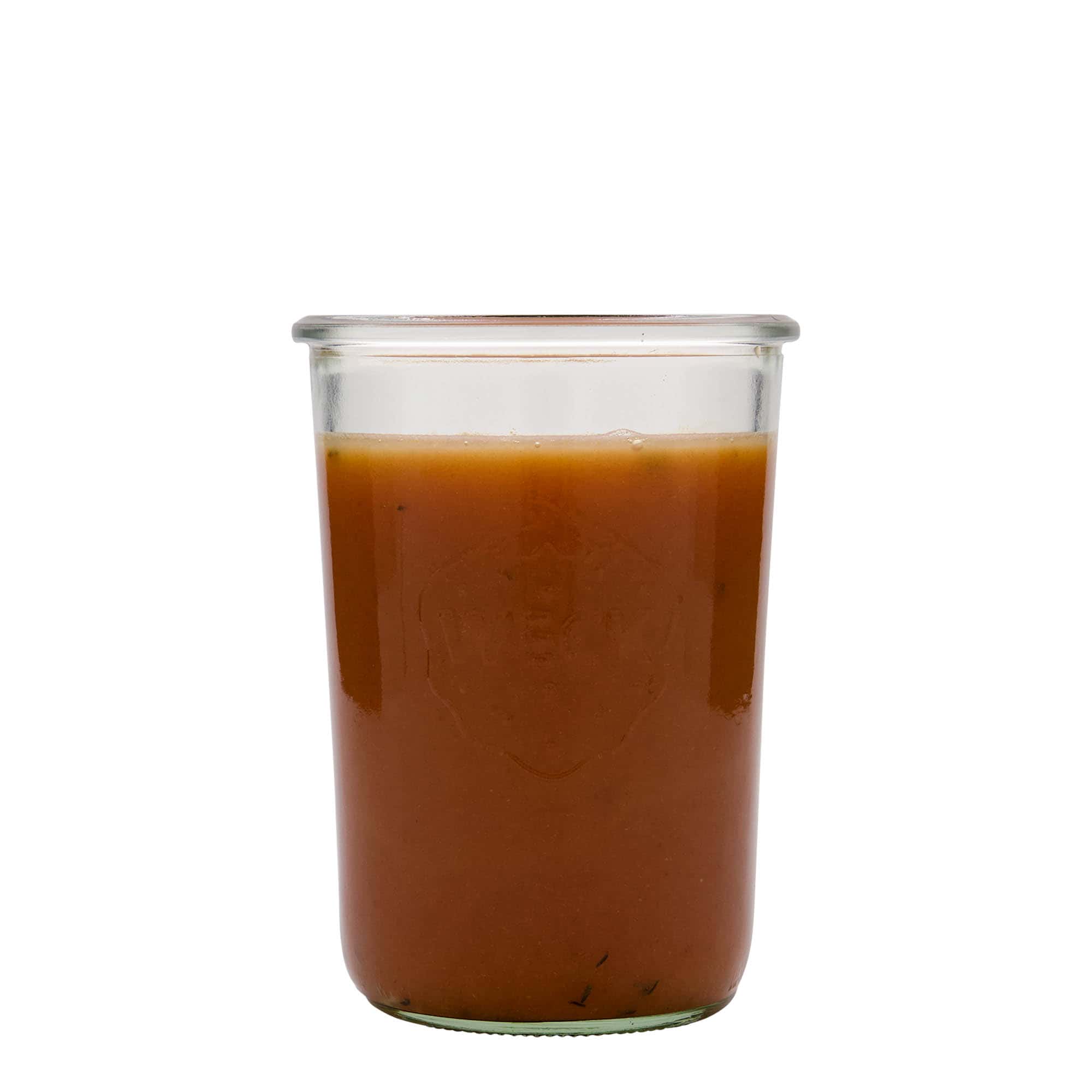 Κυλινδρικό βάζο WECK 850 ml, στόμιο: στρογγυλεμένο χείλος