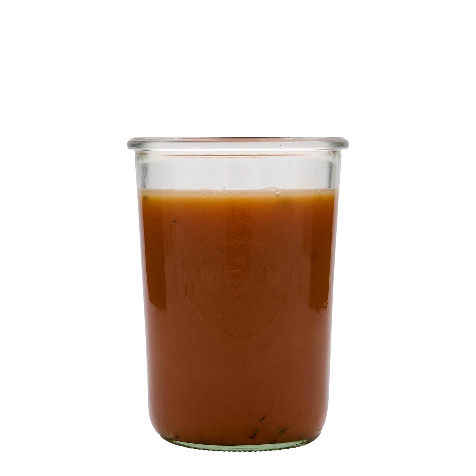 850 ml WECK-Βάζο με καπάκι, Άνοιγμα: Στρογγυλή άκρη