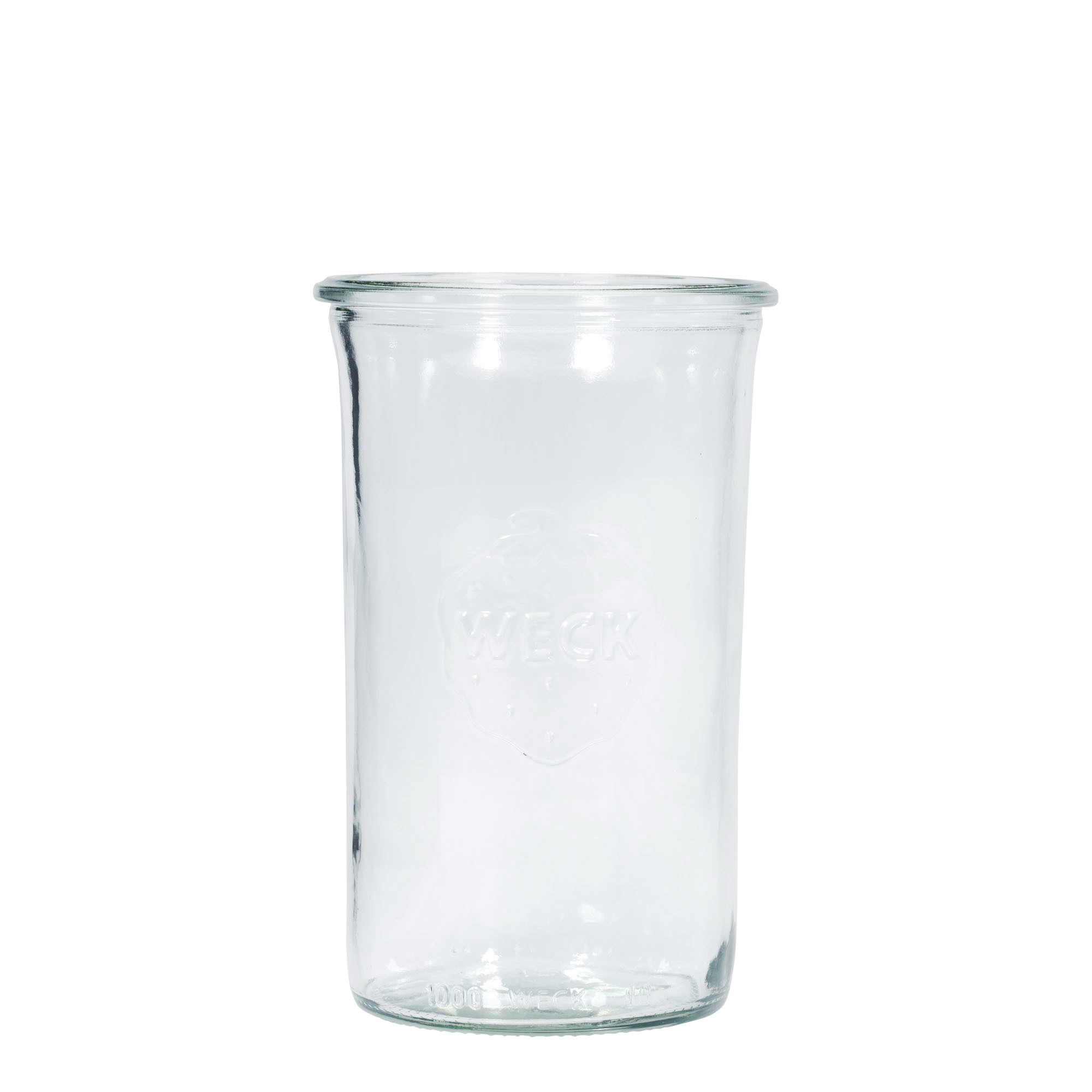 1.000 ml βάζο WECK με καπάκι τύπου Sturz, στόμιο: στρογγυλή άκρη
