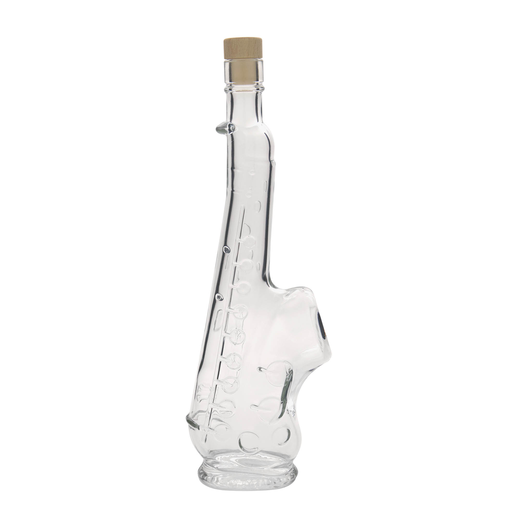 500 ml γυάλινο μπουκάλι 'Saxophon', στόμιο: φελλός