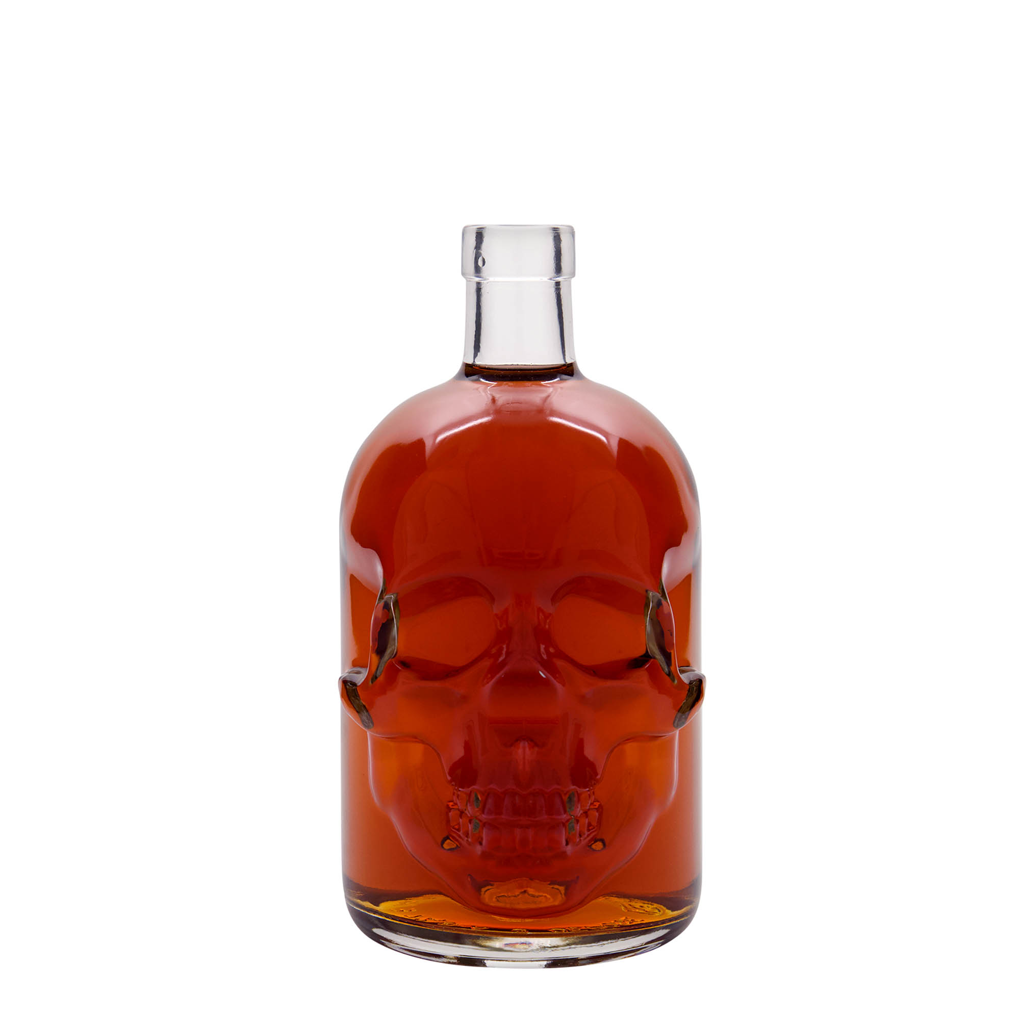 700 ml γυάλινο μπουκάλι 'Κρανίο', στόμιο: φελλός