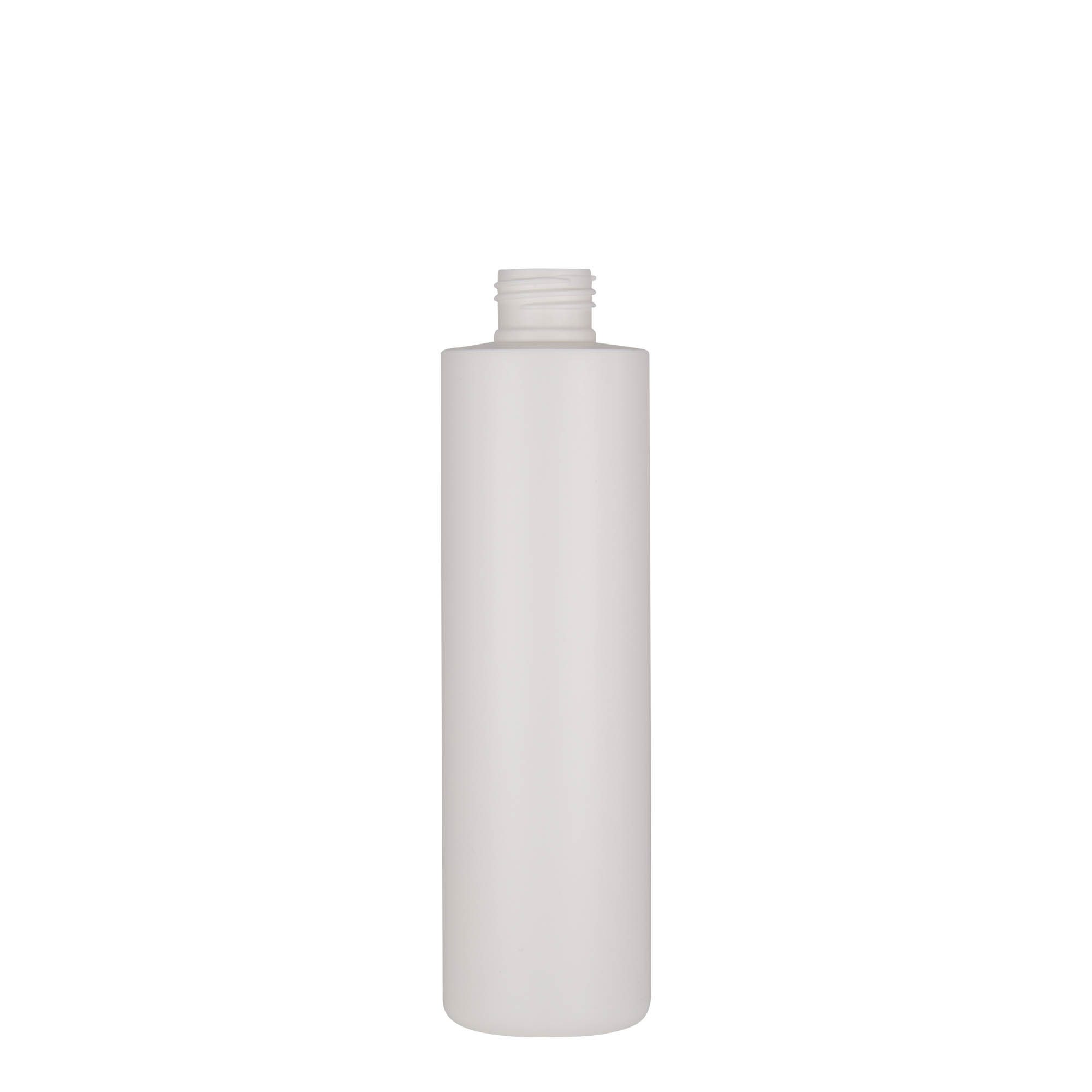 250 ml πλαστικό μπουκάλι 'Pipe', HDPE, λευκό, στόμιο: 24/410