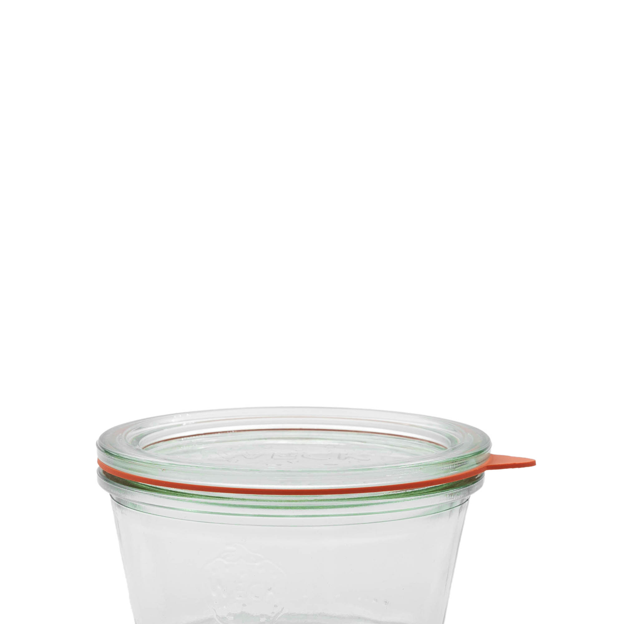 Δαχτυλίδι WECK-Einkochring RR100 #, κόκκινο, στόμιο: στρογγυλή άκρη