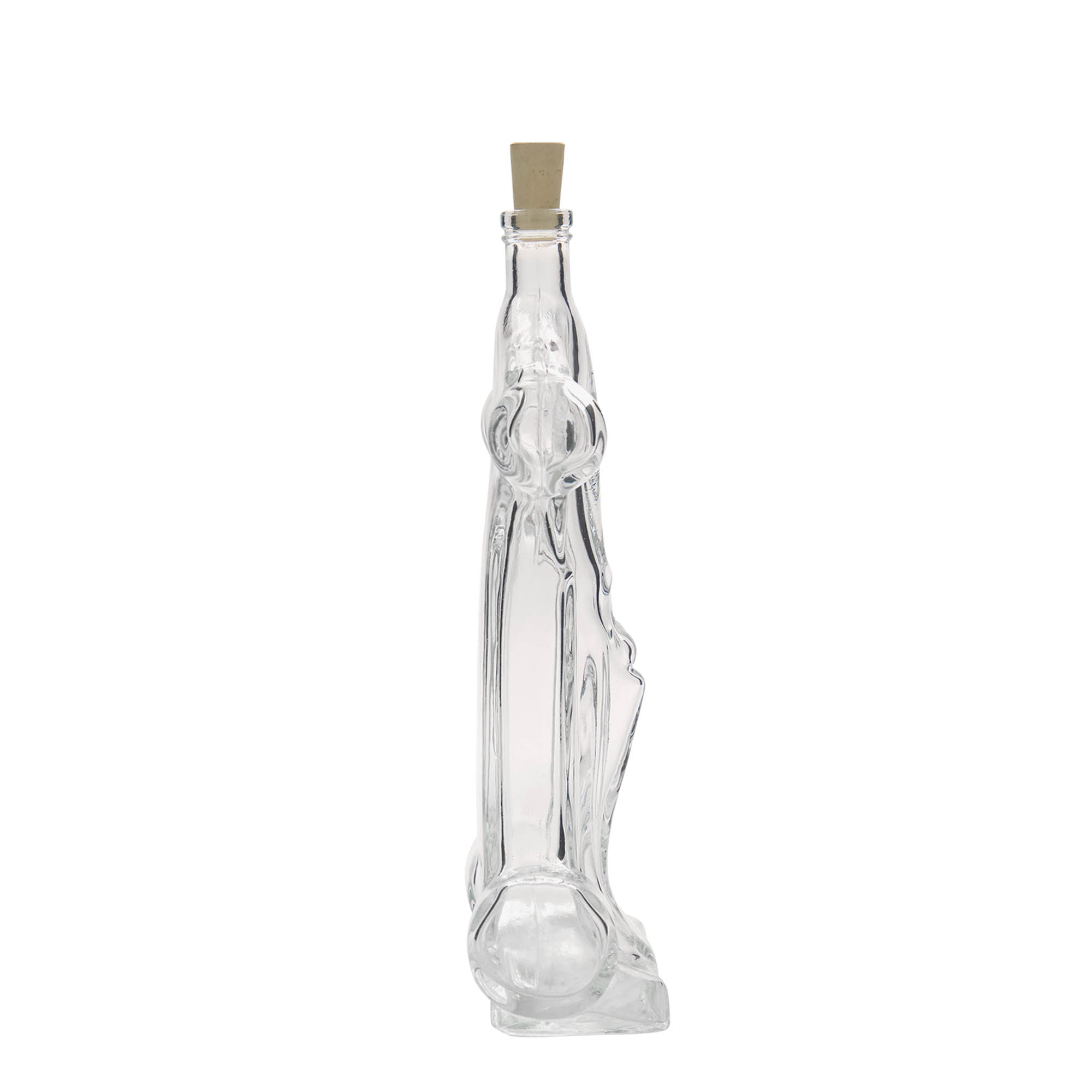 200 ml γυάλινο μπουκάλι 'Αυτοκίνητο αγώνων', στόμιο: φελλός