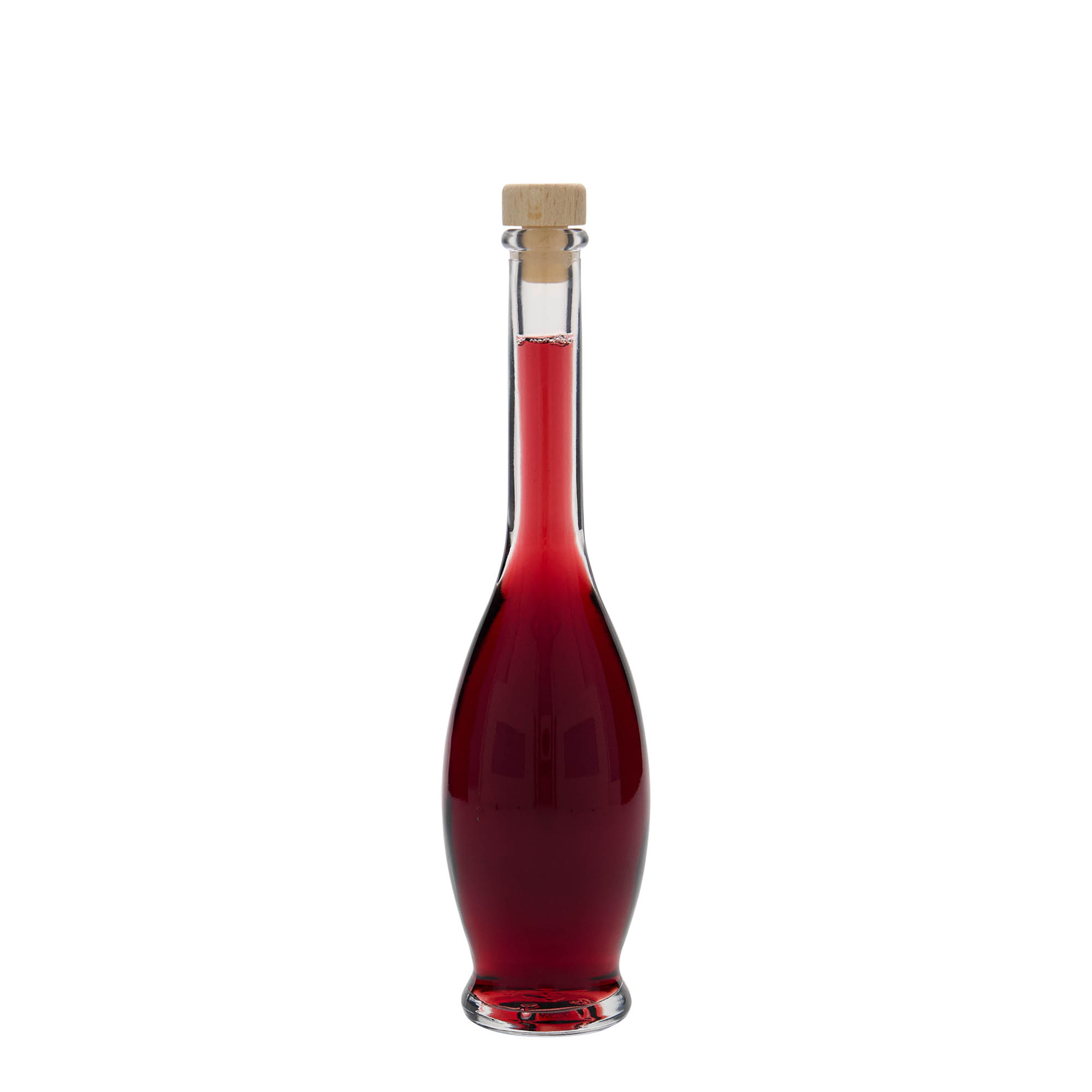 100 ml γυάλινο μπουκάλι 'Gina', στόμιο: φελλός
