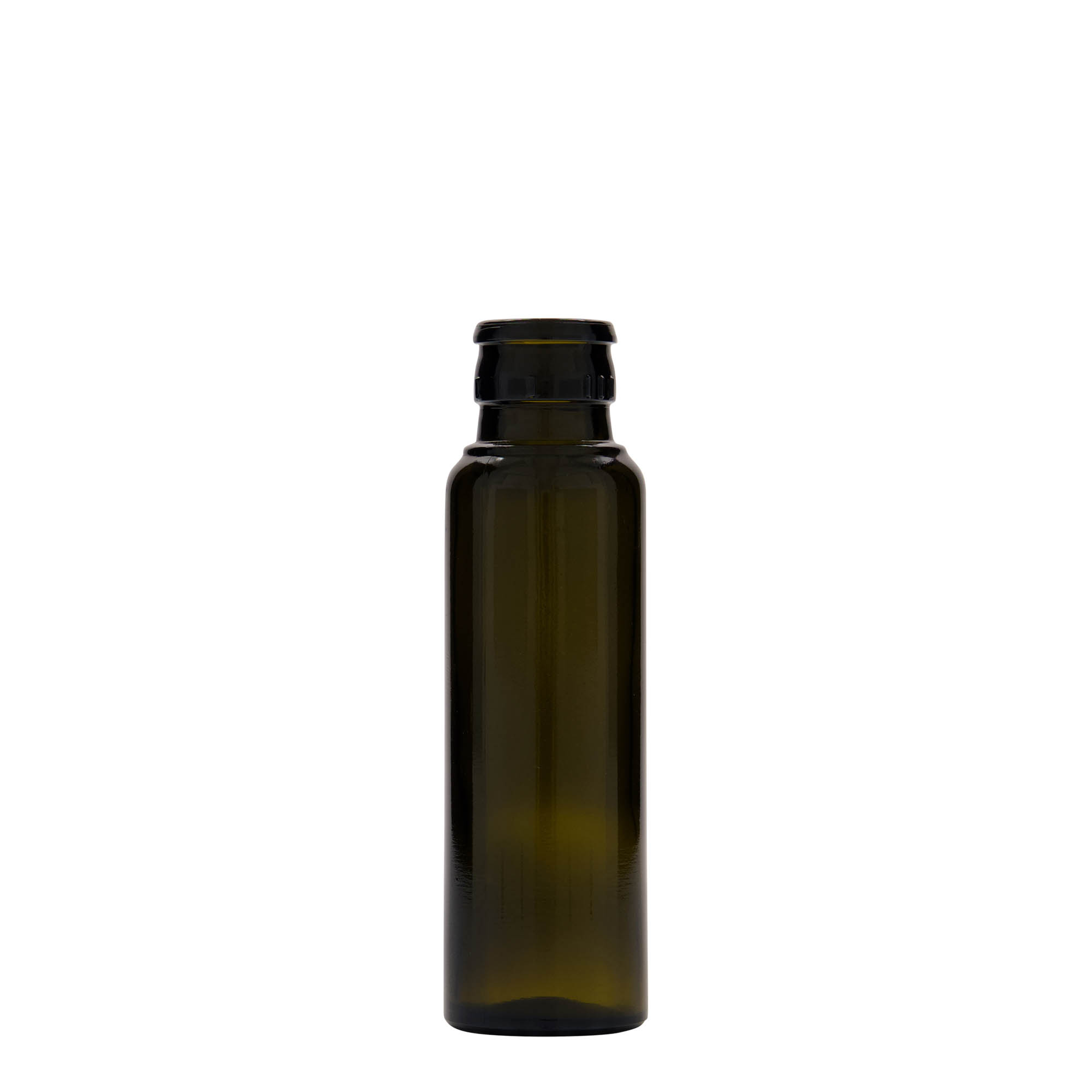 100 ml μπουκάλι ξυδιού/λάδιου 'Willy New', γυαλί, αντιπράσινο, στόμιο: DOP