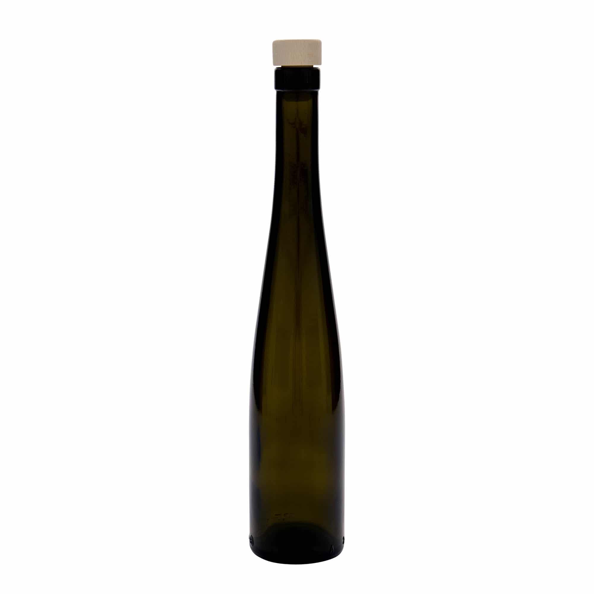 375 ml γυάλινο μπουκάλι 'Weinschlegel', αρχαίο πράσινο, στόμιο: φελλός