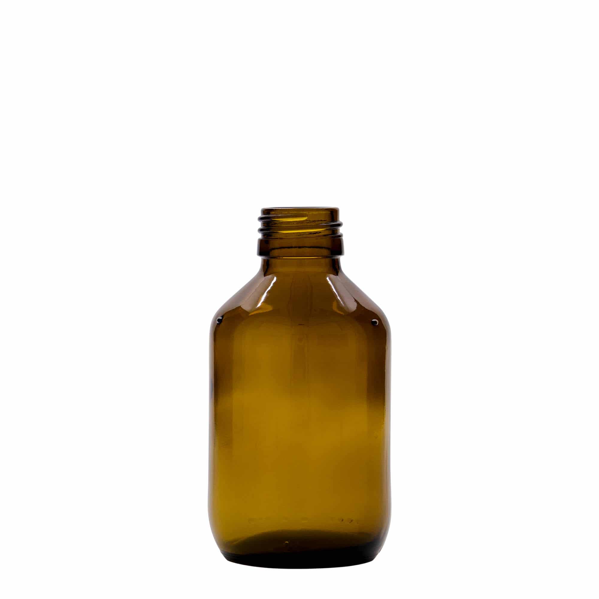 150 ml φιαλίδιο φαρμάκου, καφέ, γυαλί, στόμιο: PP 28 150 ml φιαλίδιο φαρμάκου, καφέ, γυαλί, στόμιο: PP 28
