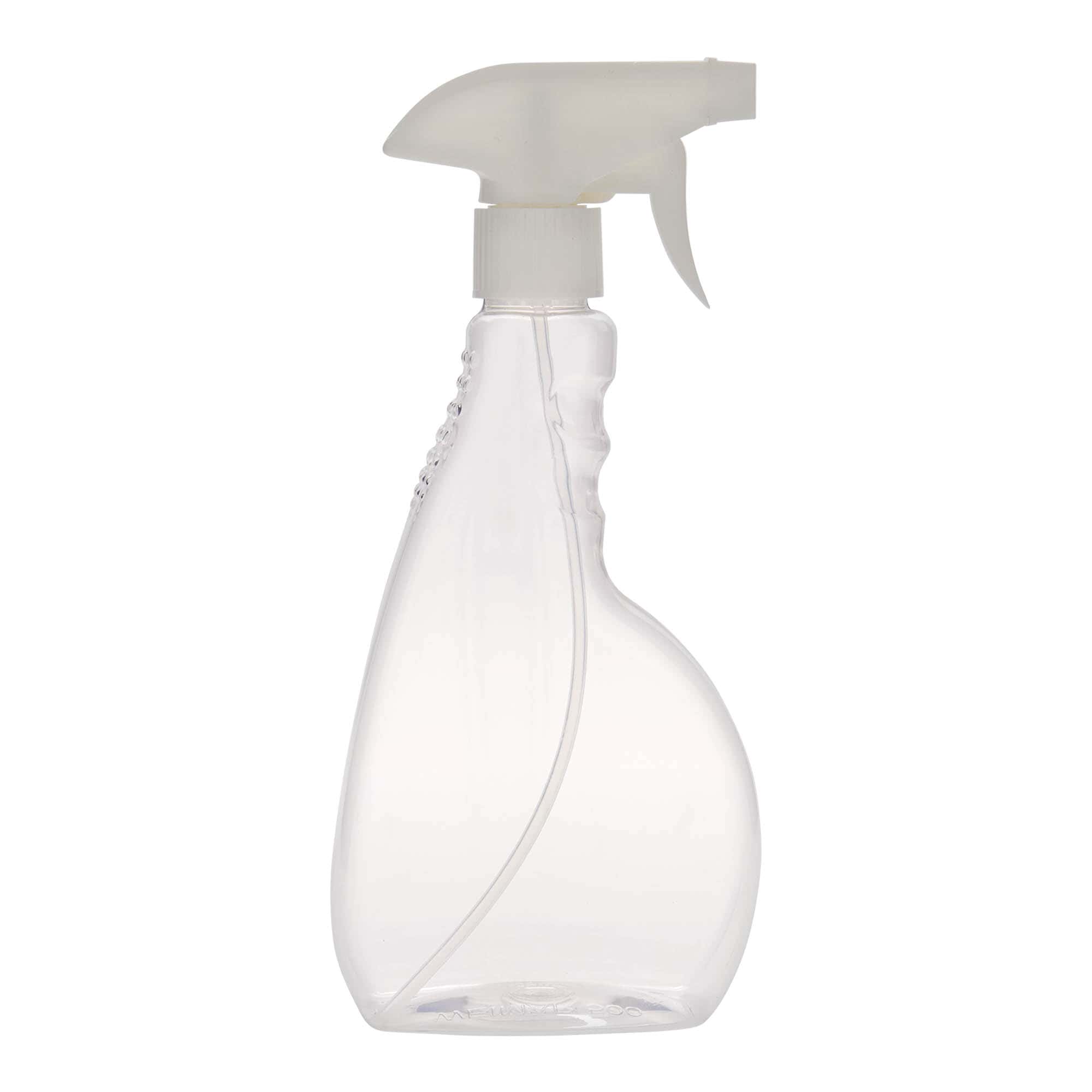 500 ml PET-φιαλίδιο ψεκασμού 'Piccobello', ορθογώνιο, πλαστικό, στόμιο: βιδωτό κλείσιμο