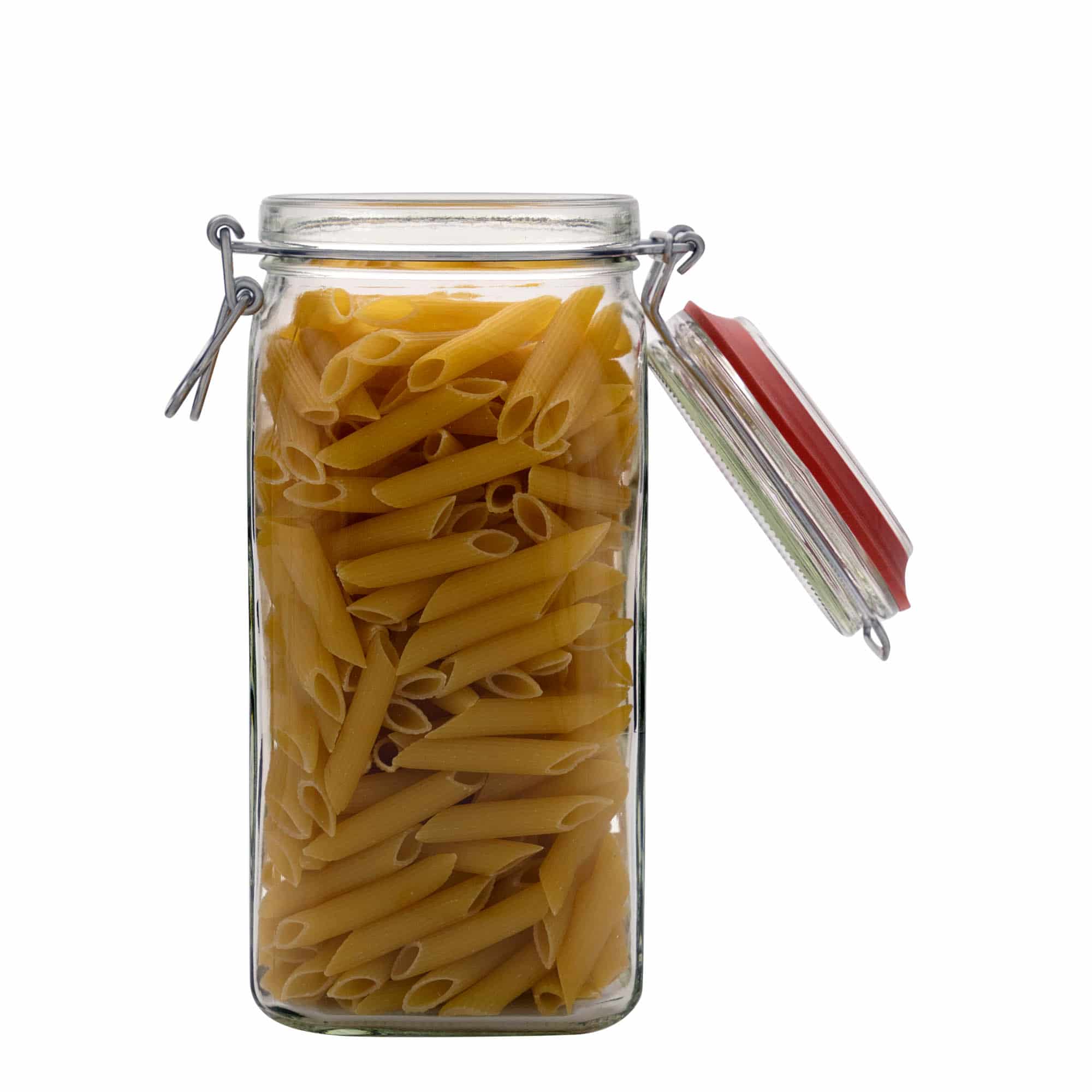 1.540 ml βάζο με σύρμα κλεισίματος #, τετράγωνο, στόμιο: κλείσιμο με σύρμα